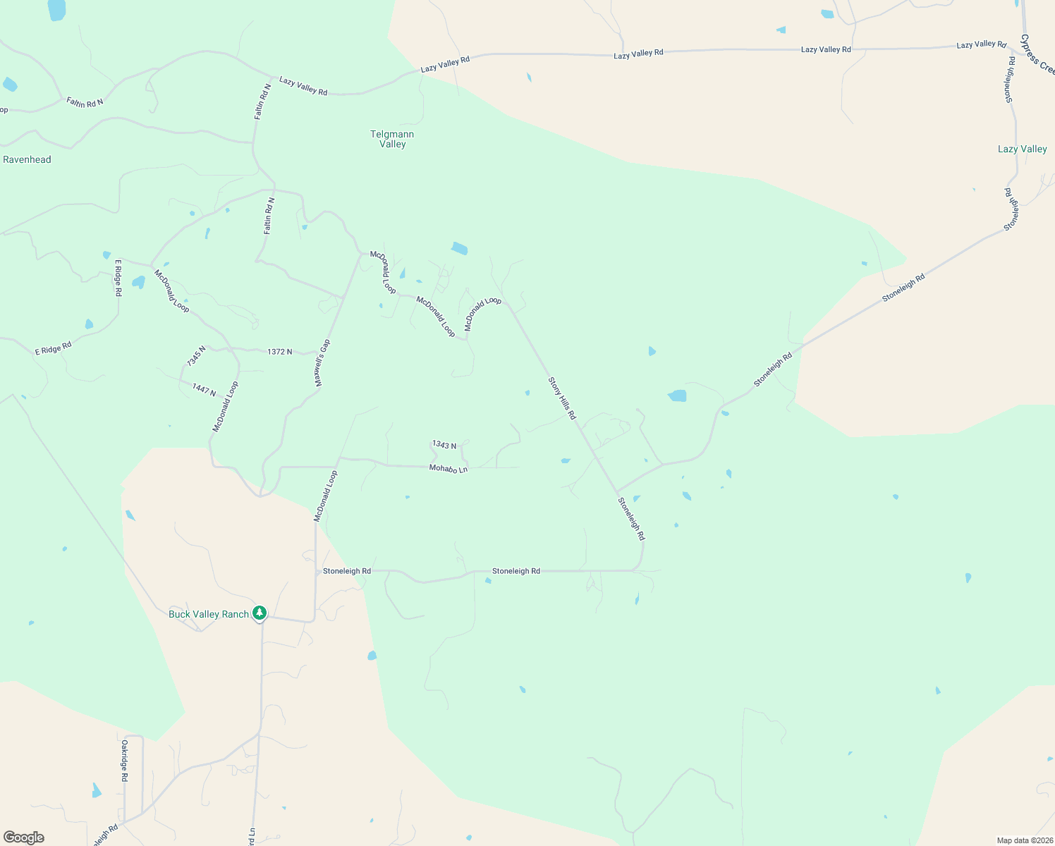 map of restaurants, bars, coffee shops, grocery stores, and more near 218 Mesa Verde Drive in Center Point