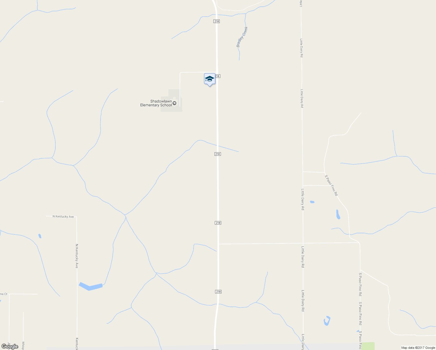 map of restaurants, bars, coffee shops, grocery stores, and more near County Road 218 in Green Cove Springs