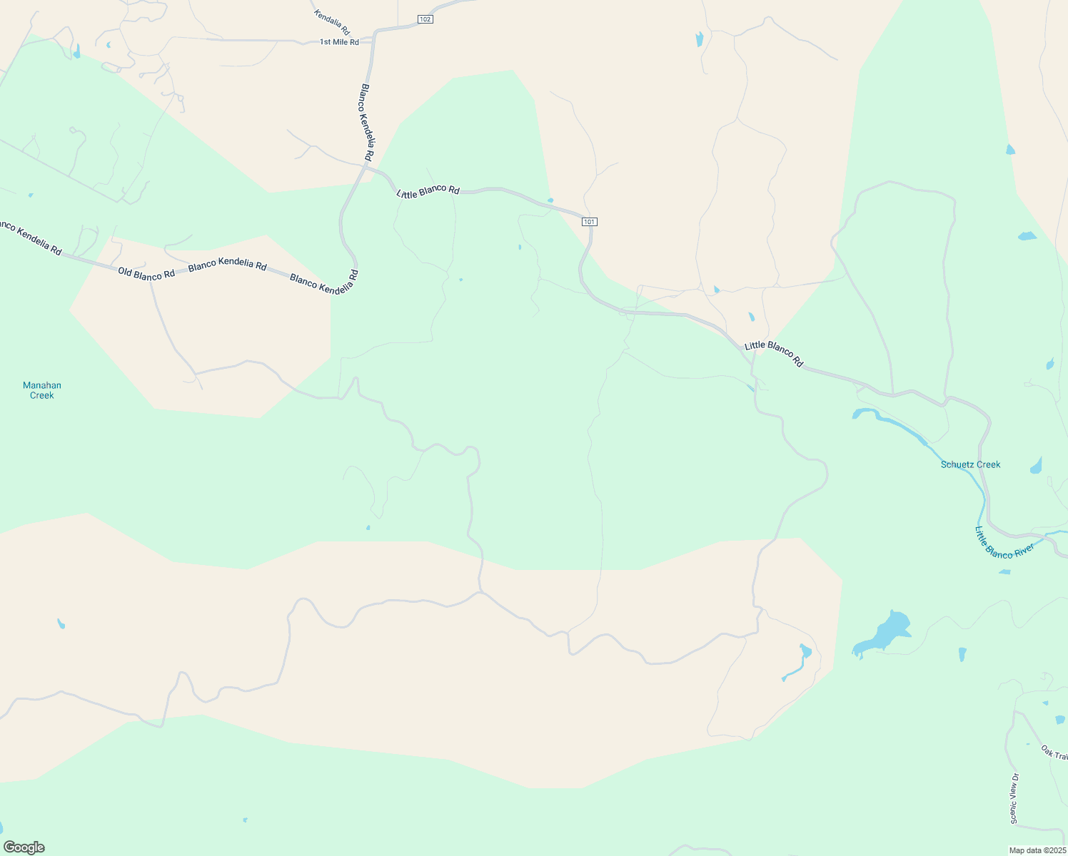map of restaurants, bars, coffee shops, grocery stores, and more near Unnamed Road in Blanco