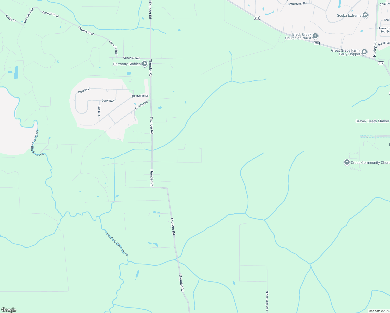 map of restaurants, bars, coffee shops, grocery stores, and more near 3208 Thunder Road in Middleburg