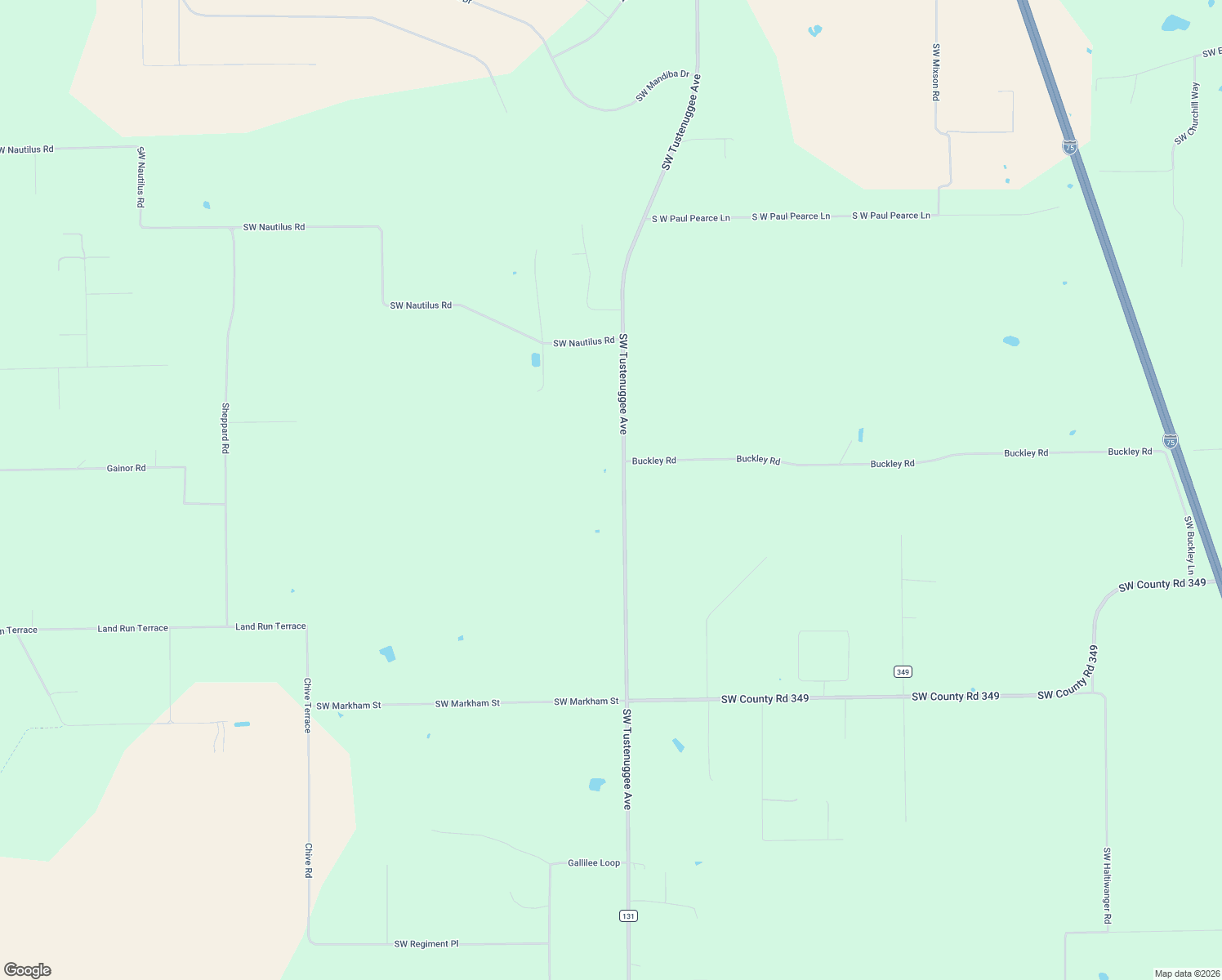 map of restaurants, bars, coffee shops, grocery stores, and more near 7766 Southwest Tustenuggee Avenue in Lake City