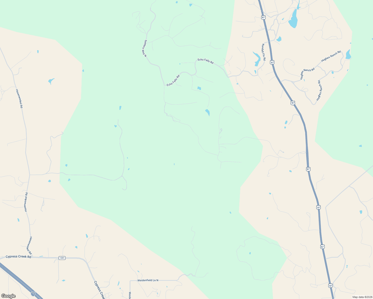 map of restaurants, bars, coffee shops, grocery stores, and more near 176 Painted Sky in Comfort