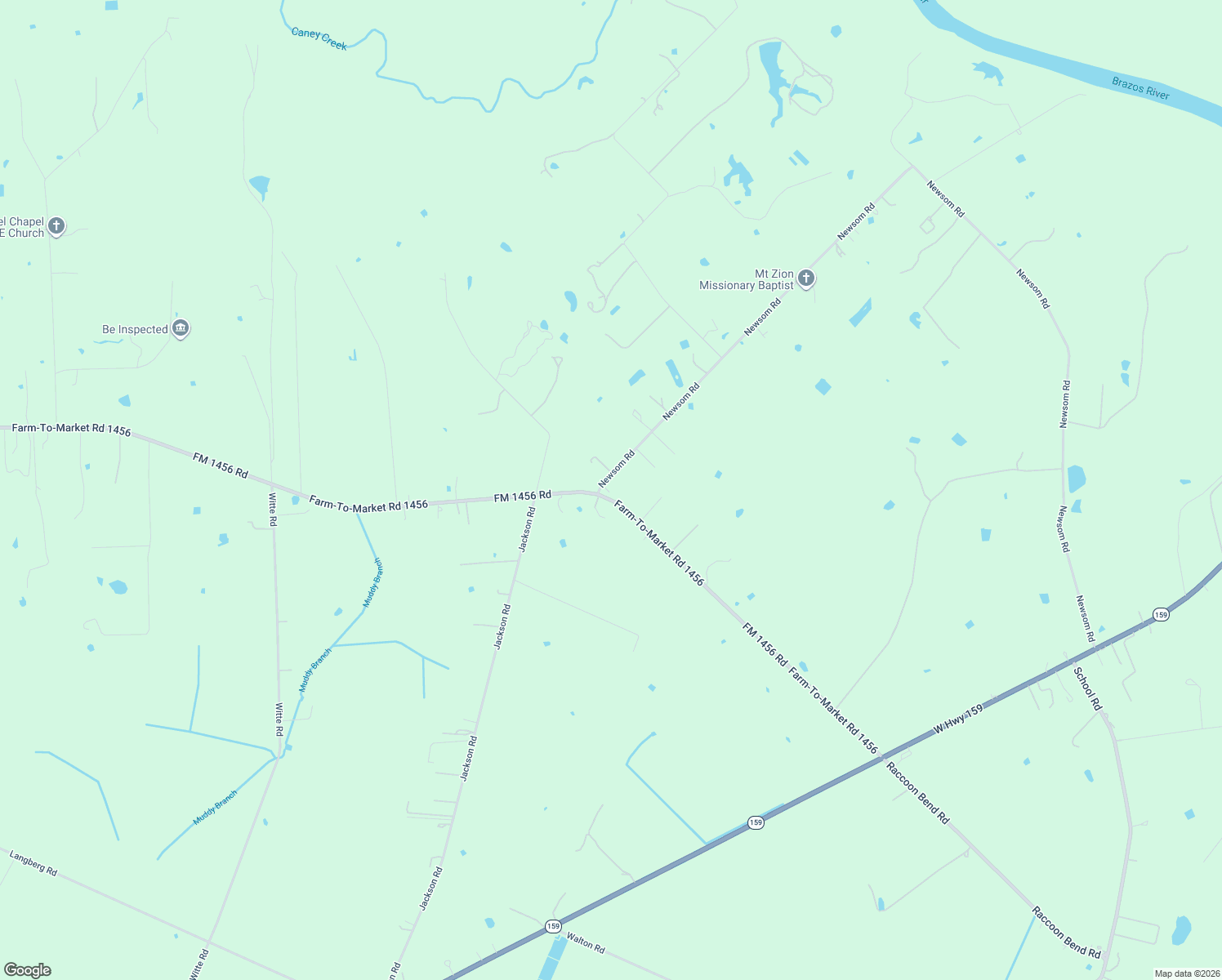 map of restaurants, bars, coffee shops, grocery stores, and more near 3249 Newsom Road in Bellville