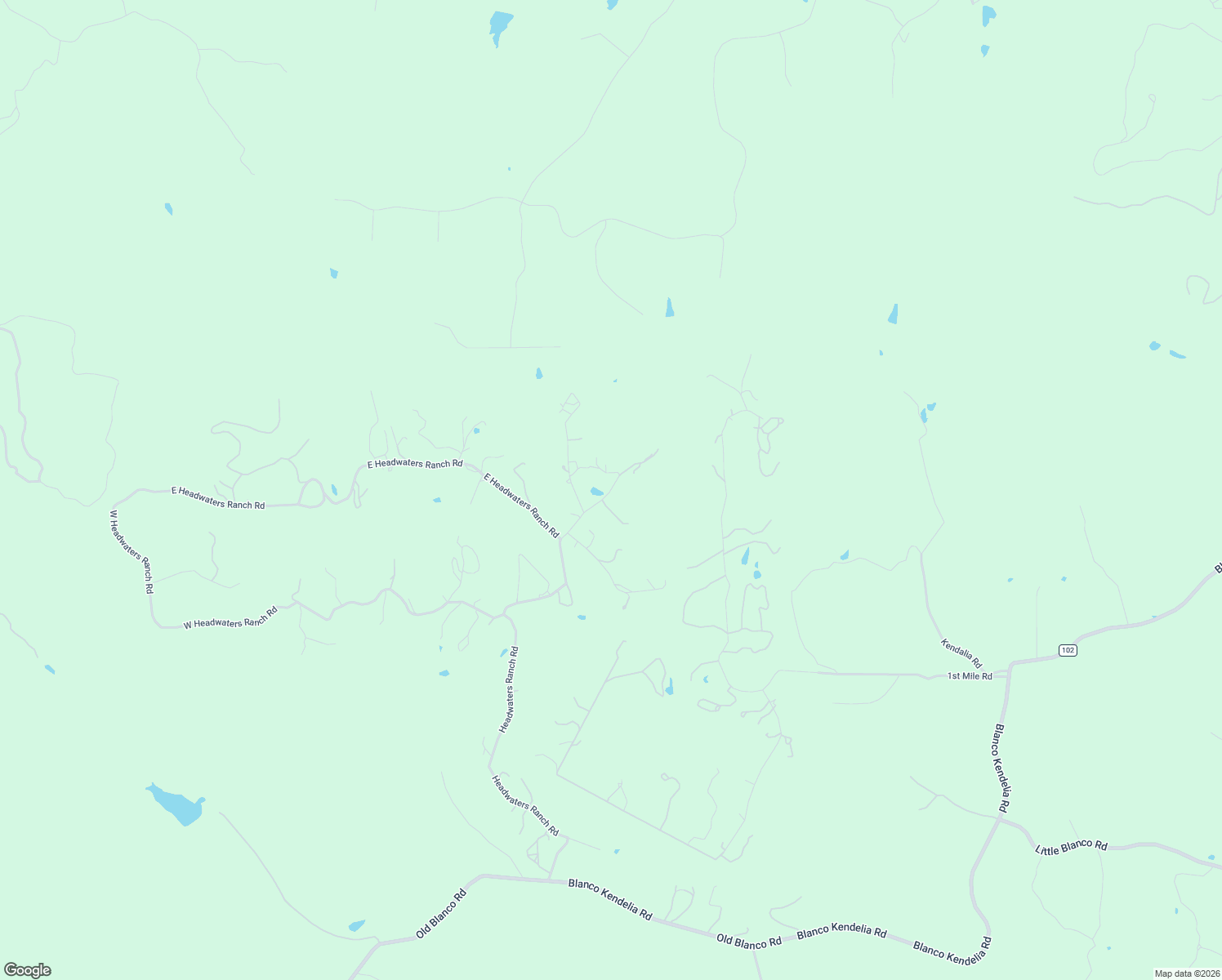 map of restaurants, bars, coffee shops, grocery stores, and more near Eastview Lane in Blanco County