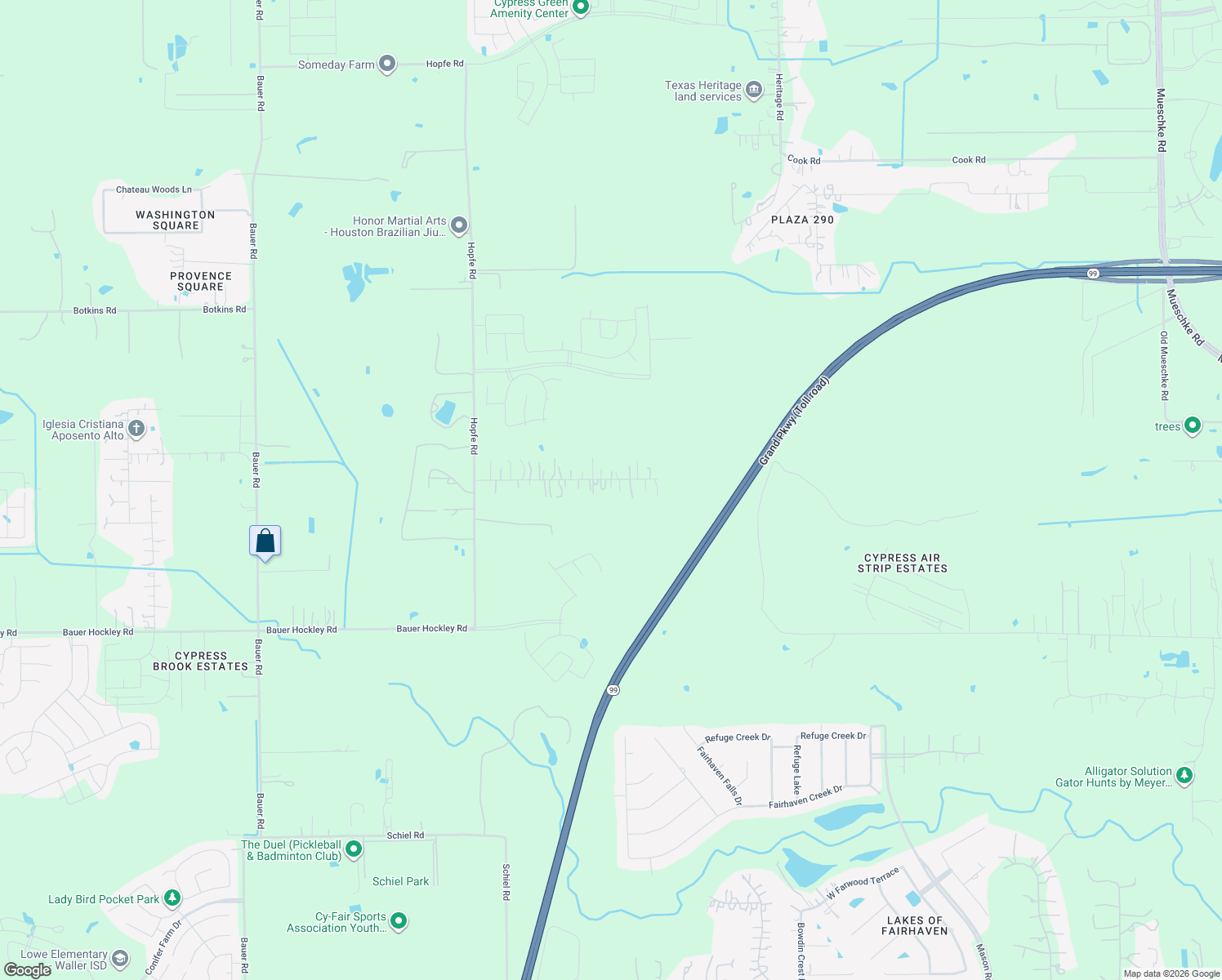 map of restaurants, bars, coffee shops, grocery stores, and more near 22007 Webb Street in Hockley