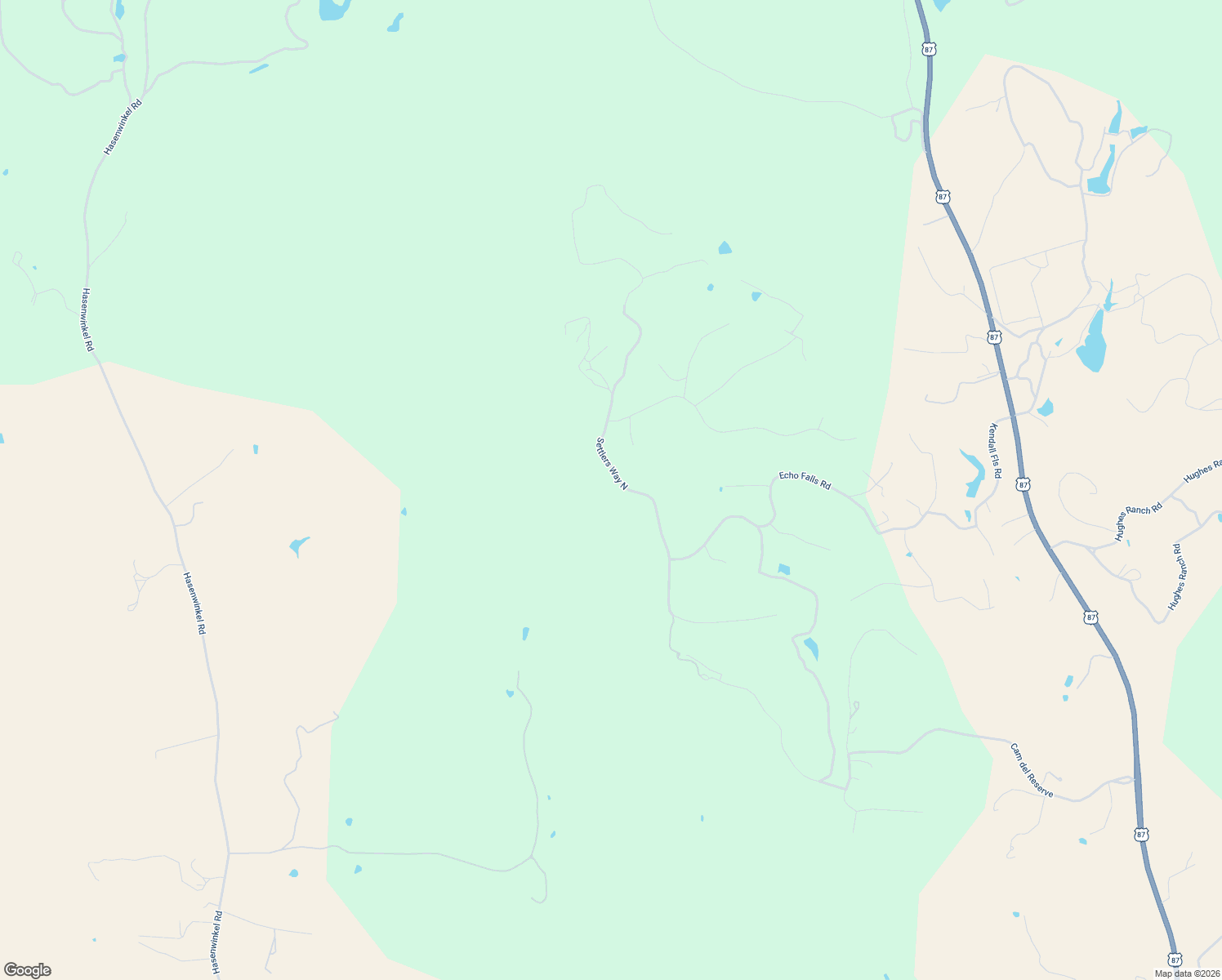 map of restaurants, bars, coffee shops, grocery stores, and more near 270 Settlers Way North in Comfort
