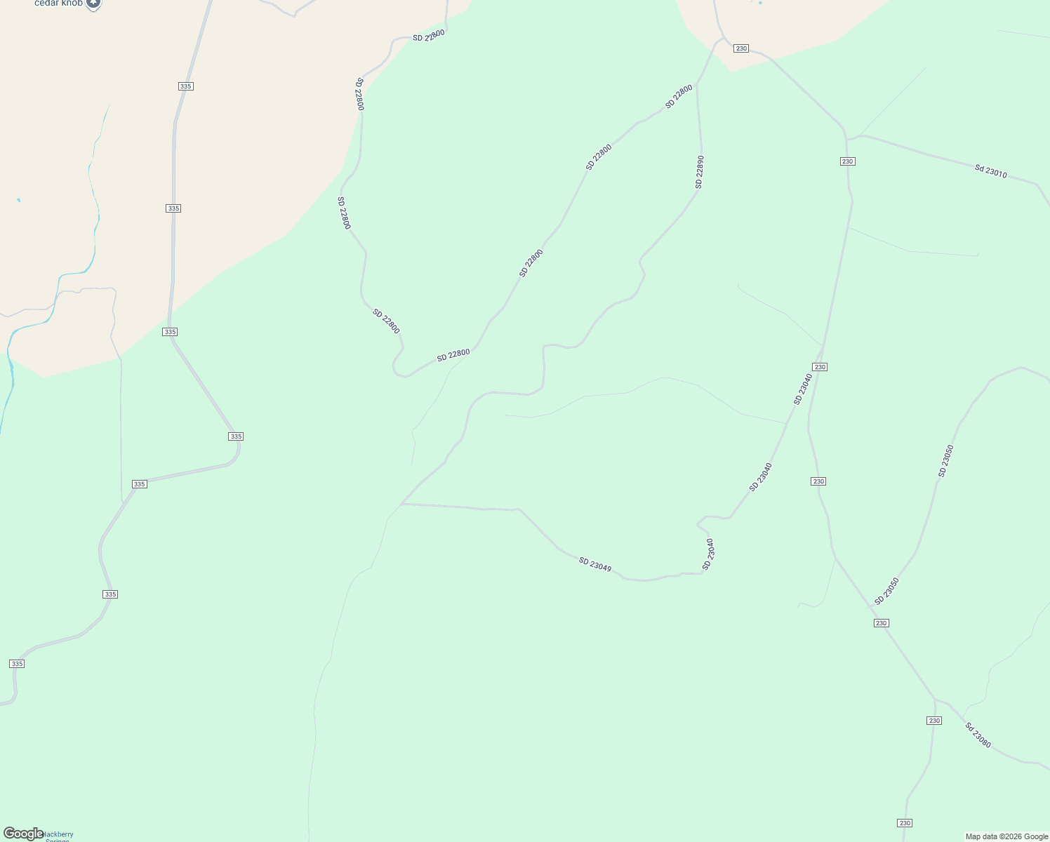 map of restaurants, bars, coffee shops, grocery stores, and more near 22850 South Dakota 5200 in Rocksprings