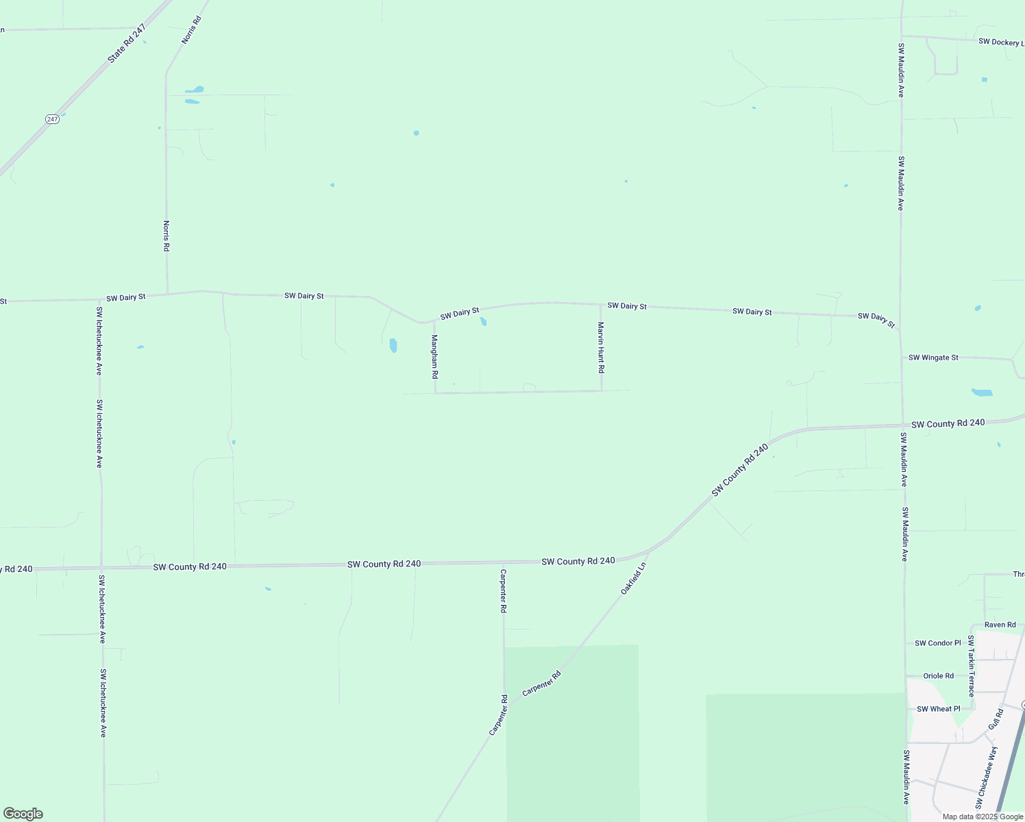 map of restaurants, bars, coffee shops, grocery stores, and more near 530 Southwest Seville Place in Lake City