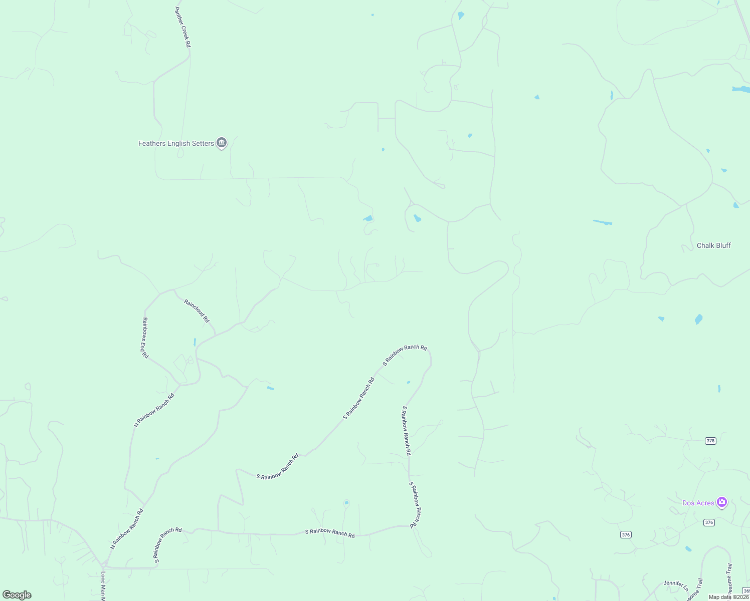 map of restaurants, bars, coffee shops, grocery stores, and more near 2000 North Rainbow Ranch Road in Wimberley