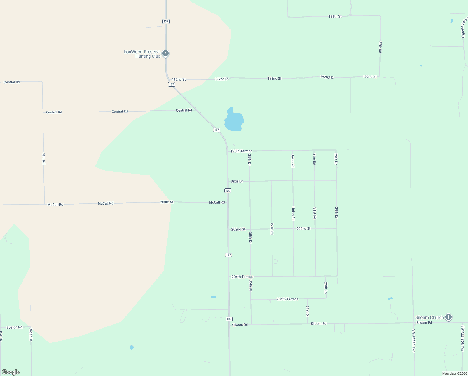 map of restaurants, bars, coffee shops, grocery stores, and more near 19858 County Road 137 in Wellborn