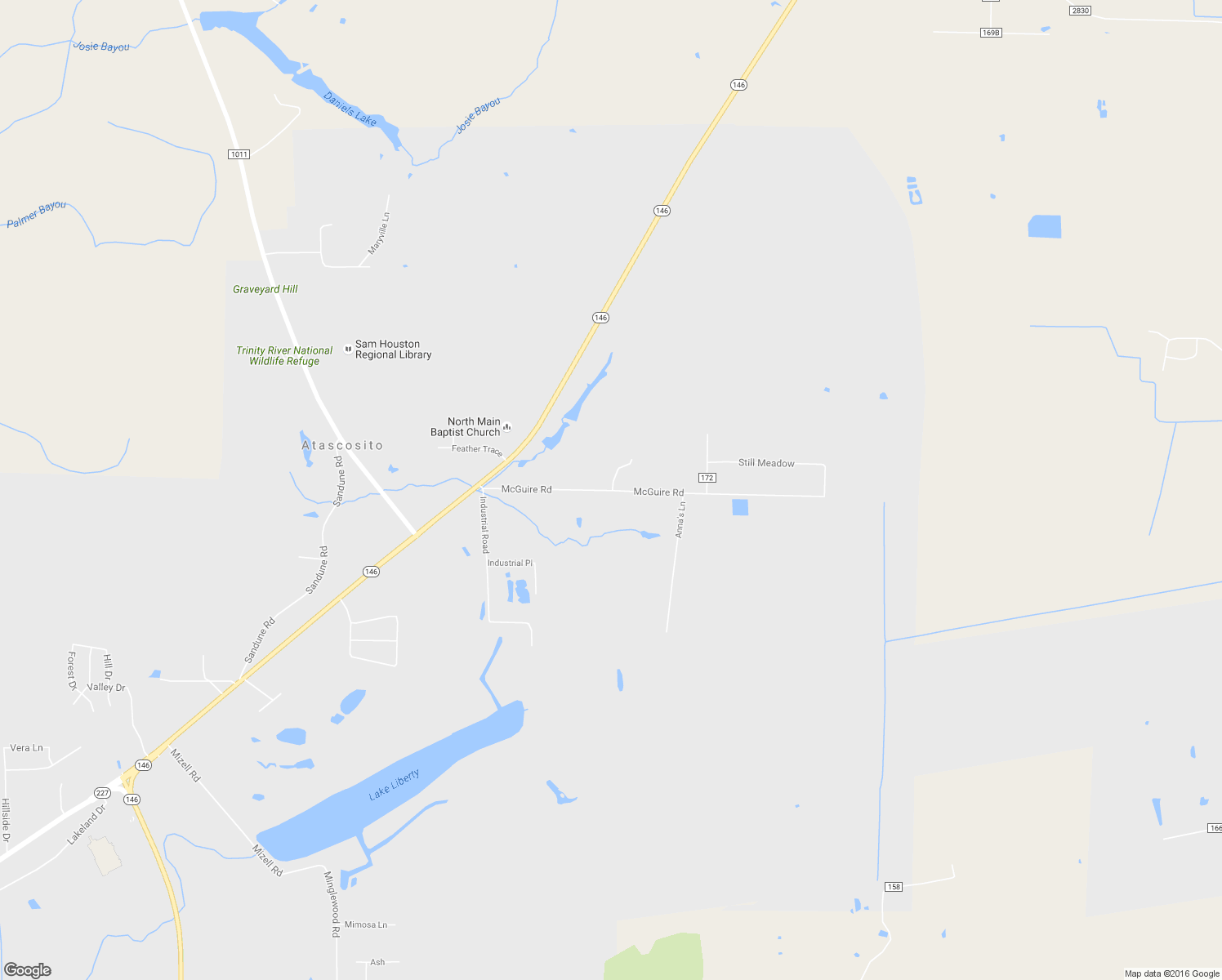 map of restaurants, bars, coffee shops, grocery stores, and more near 4625 McGuire Road in Liberty