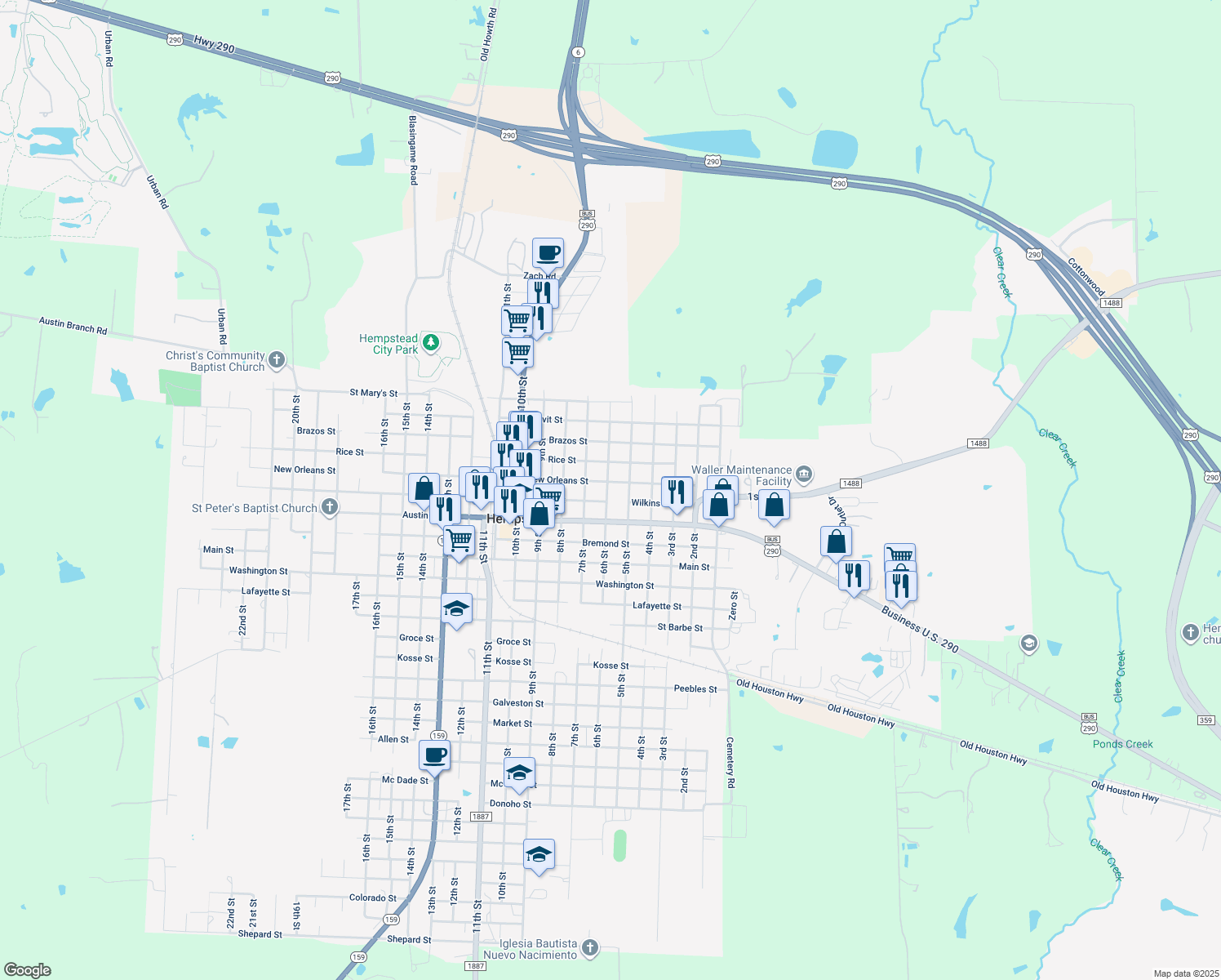 530 6th Street, Hempstead TX Walk Score