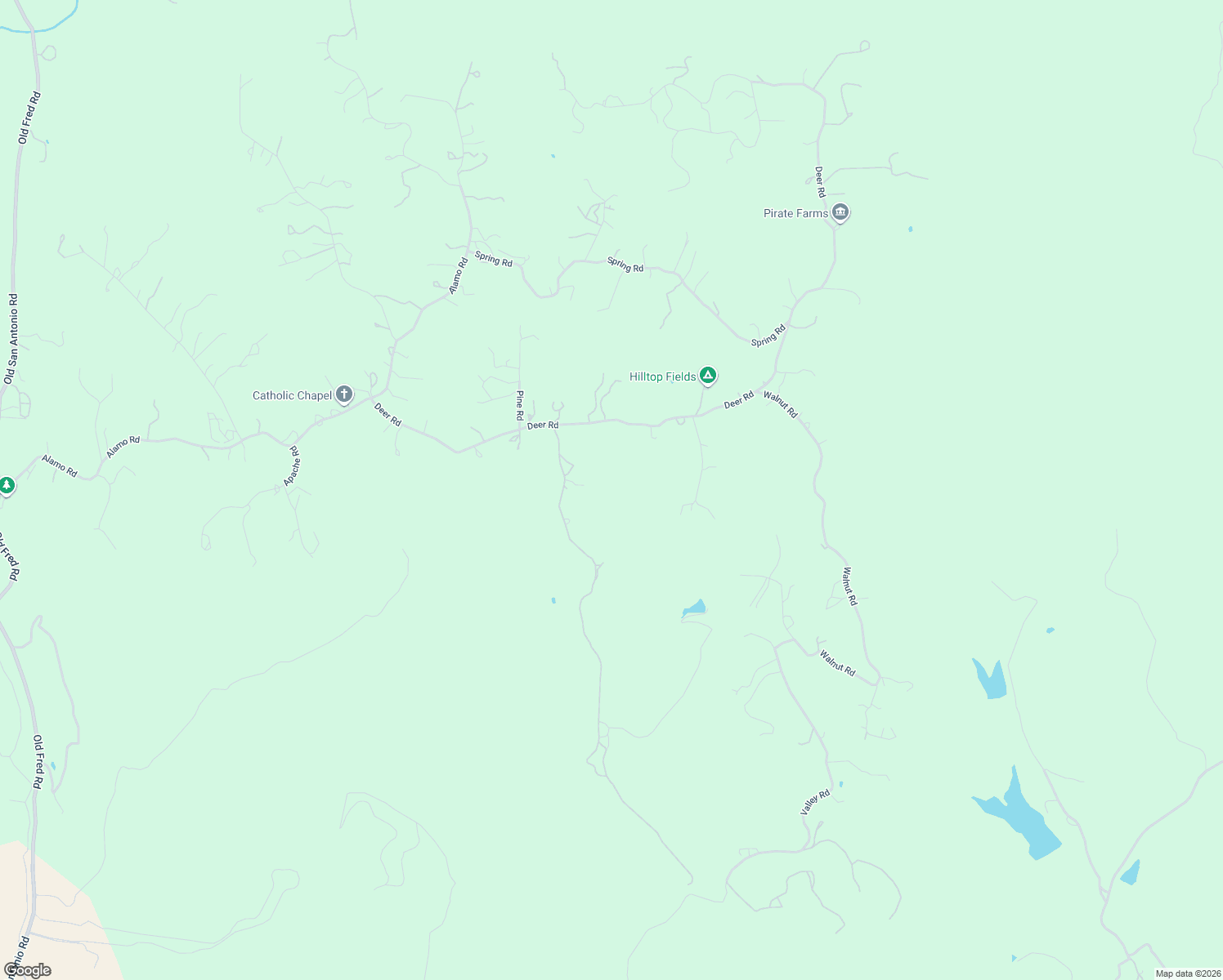 map of restaurants, bars, coffee shops, grocery stores, and more near 109 Ancient Coast Rd in Fredericksburg