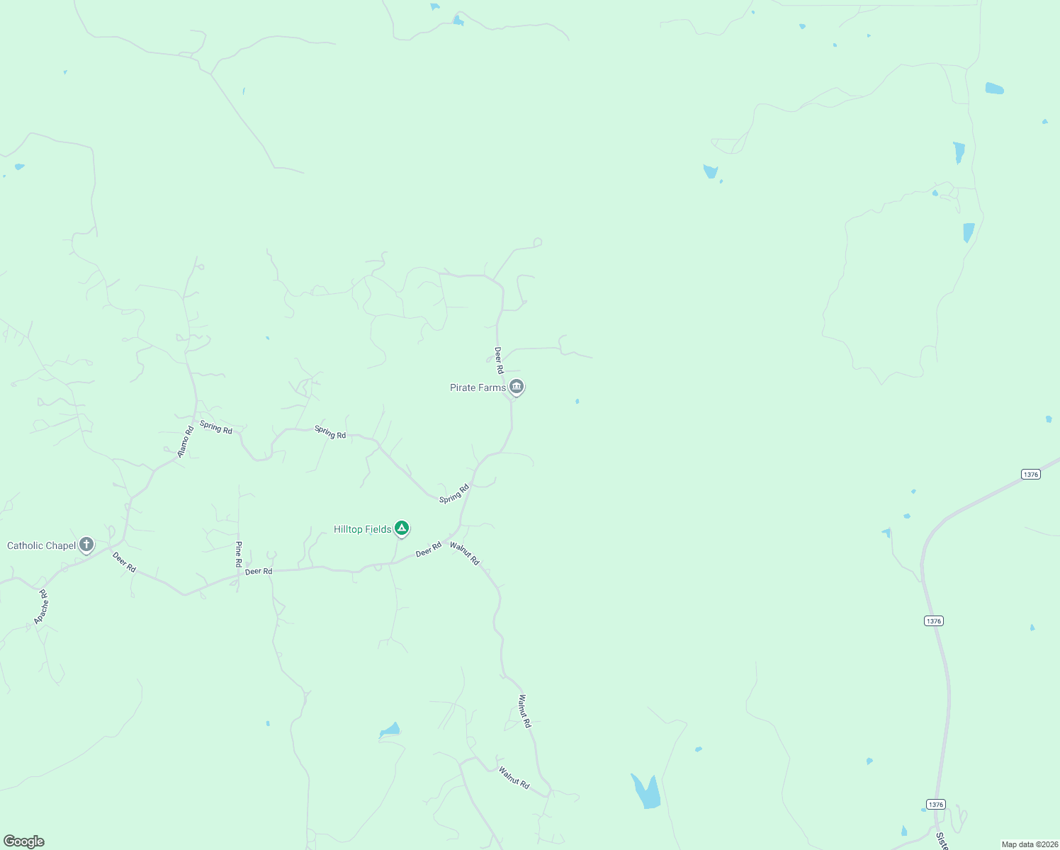 map of restaurants, bars, coffee shops, grocery stores, and more near 615 Deer Rd in Fredericksburg