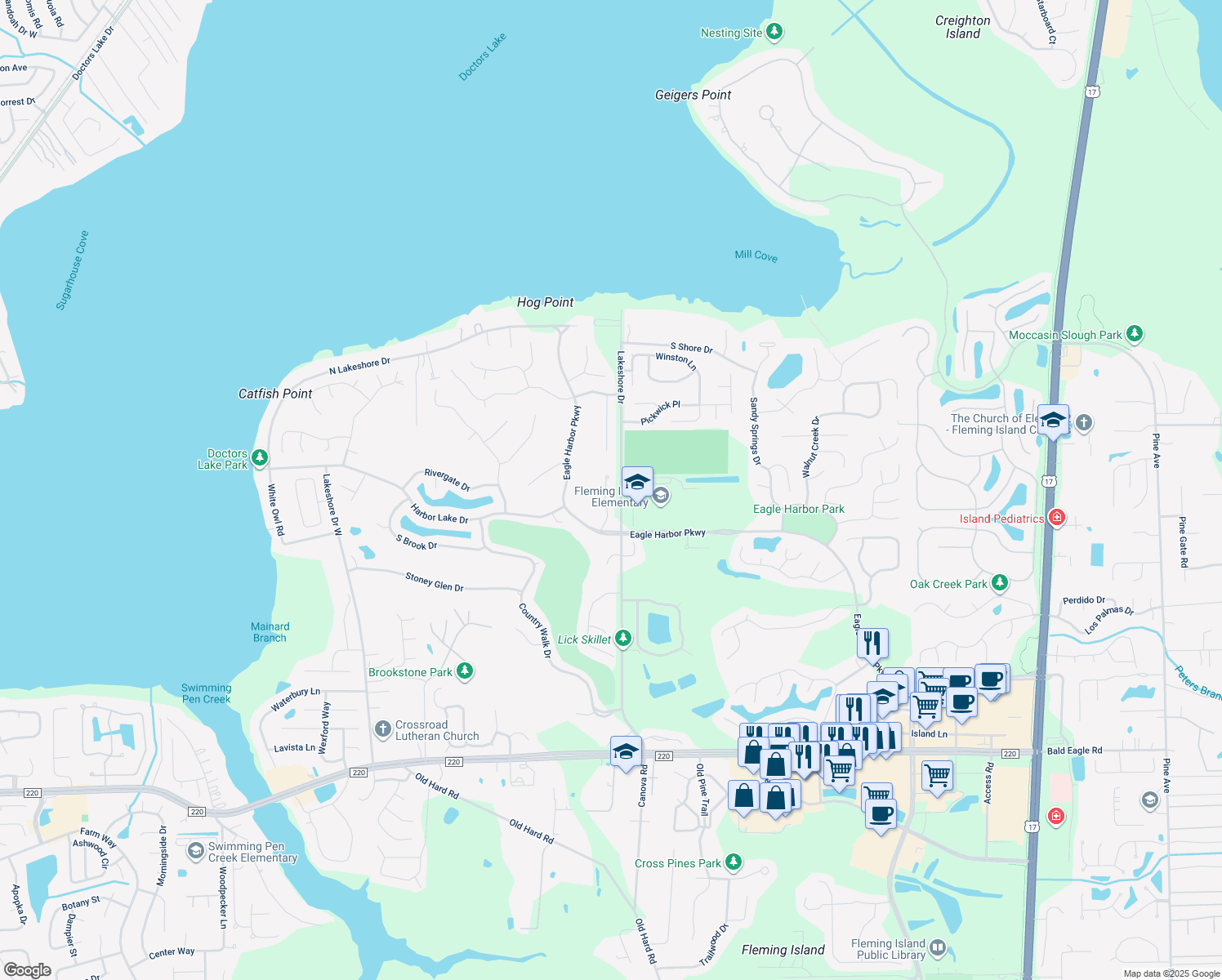 1527 Linkside Drive, Fleming Island FL Walk Score