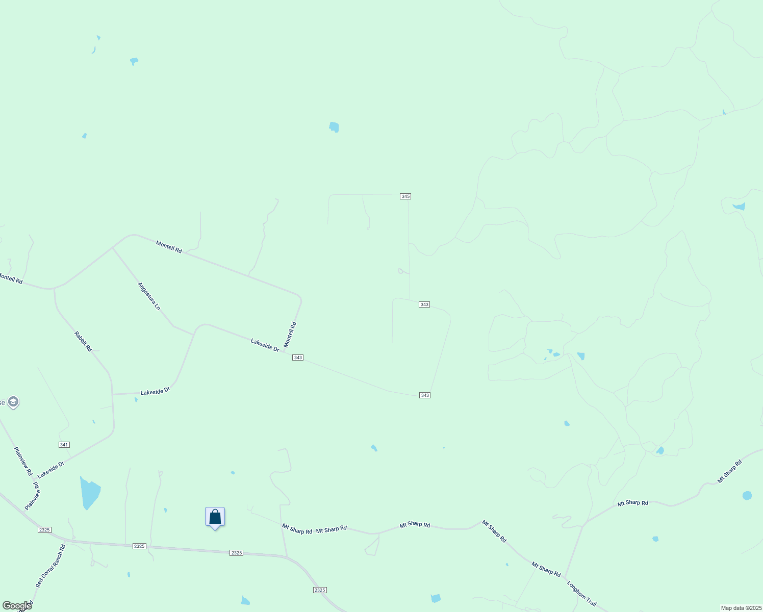 map of restaurants, bars, coffee shops, grocery stores, and more near 1160 Lakeside Drive in Wimberley