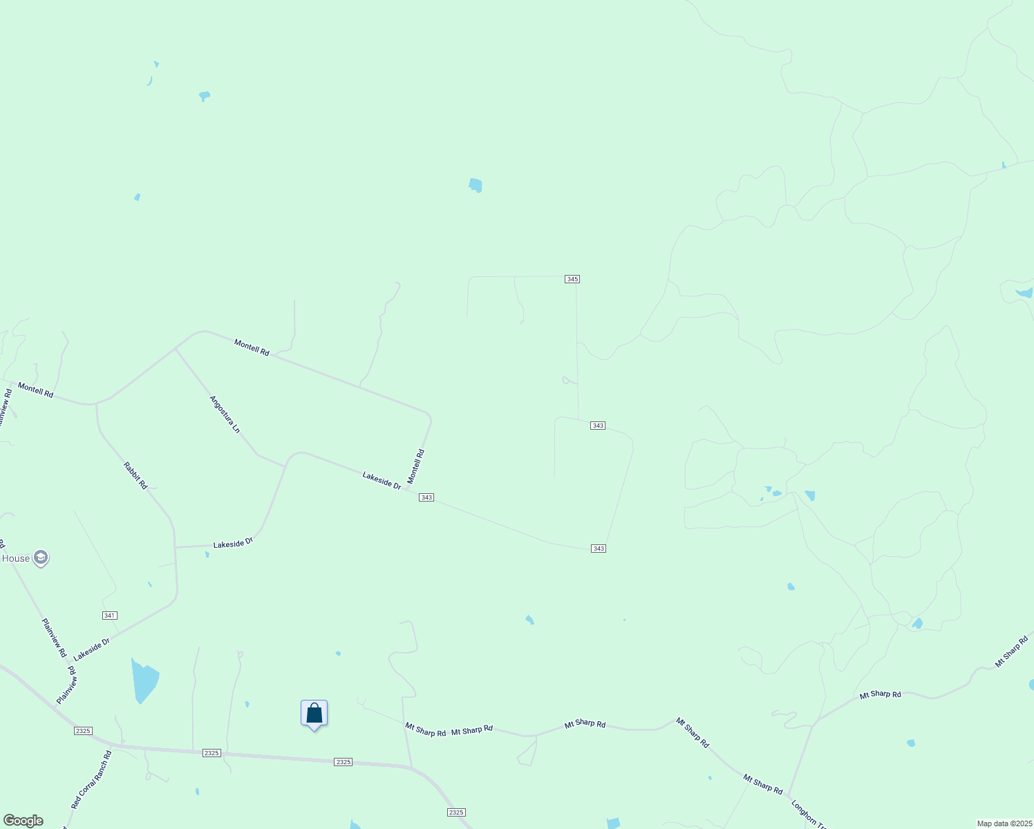 map of restaurants, bars, coffee shops, grocery stores, and more near 1160 Lakeside Drive in Wimberley