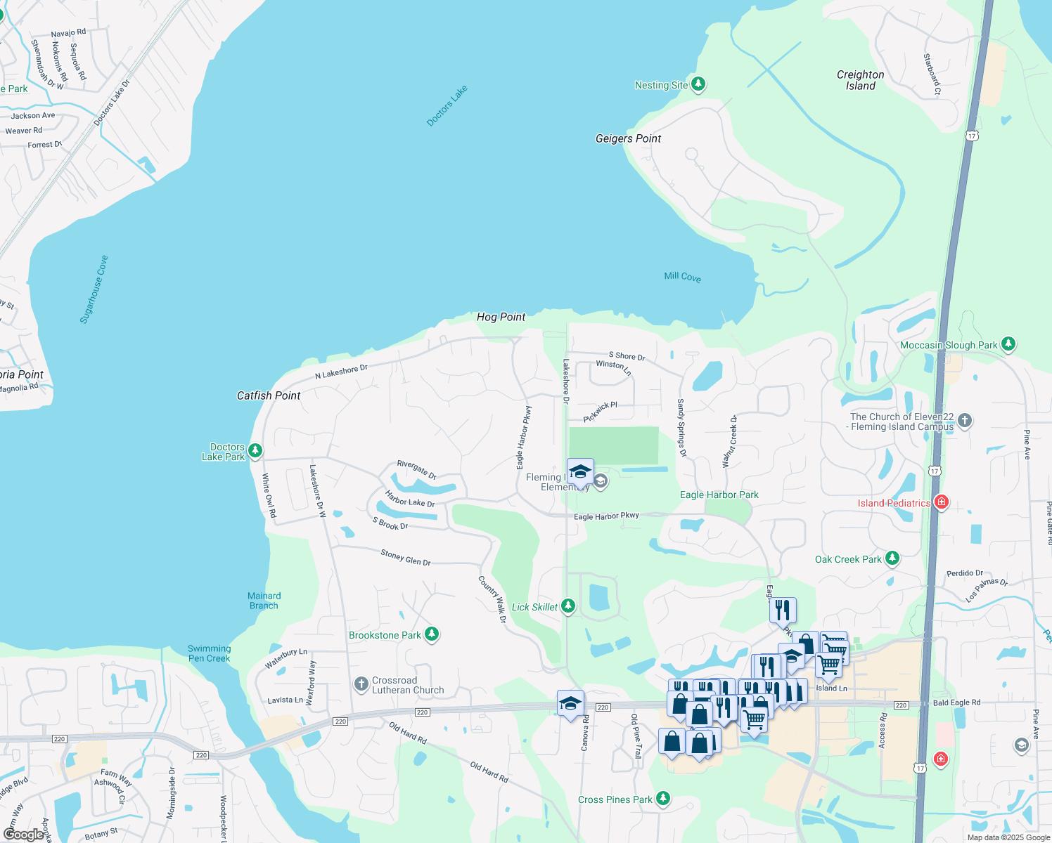 2301 Eagle Harbor Parkway, Fleming Island FL Walk Score