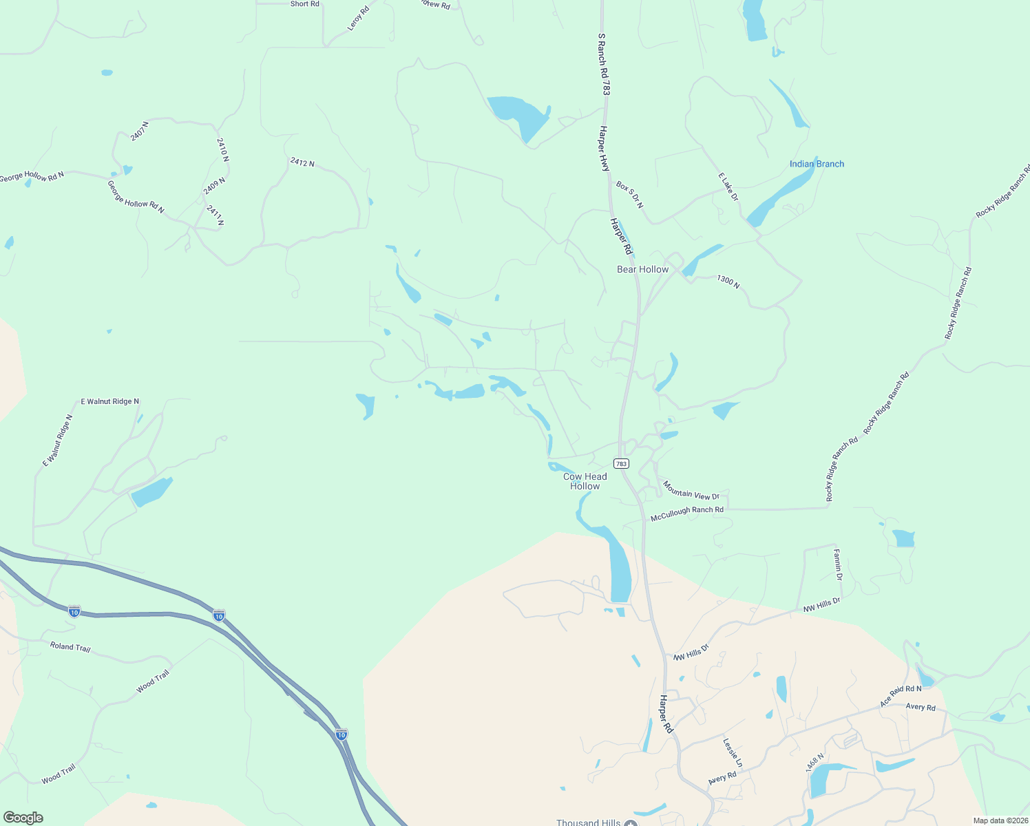 map of restaurants, bars, coffee shops, grocery stores, and more near 210 El Rancho Grande in Kerrville