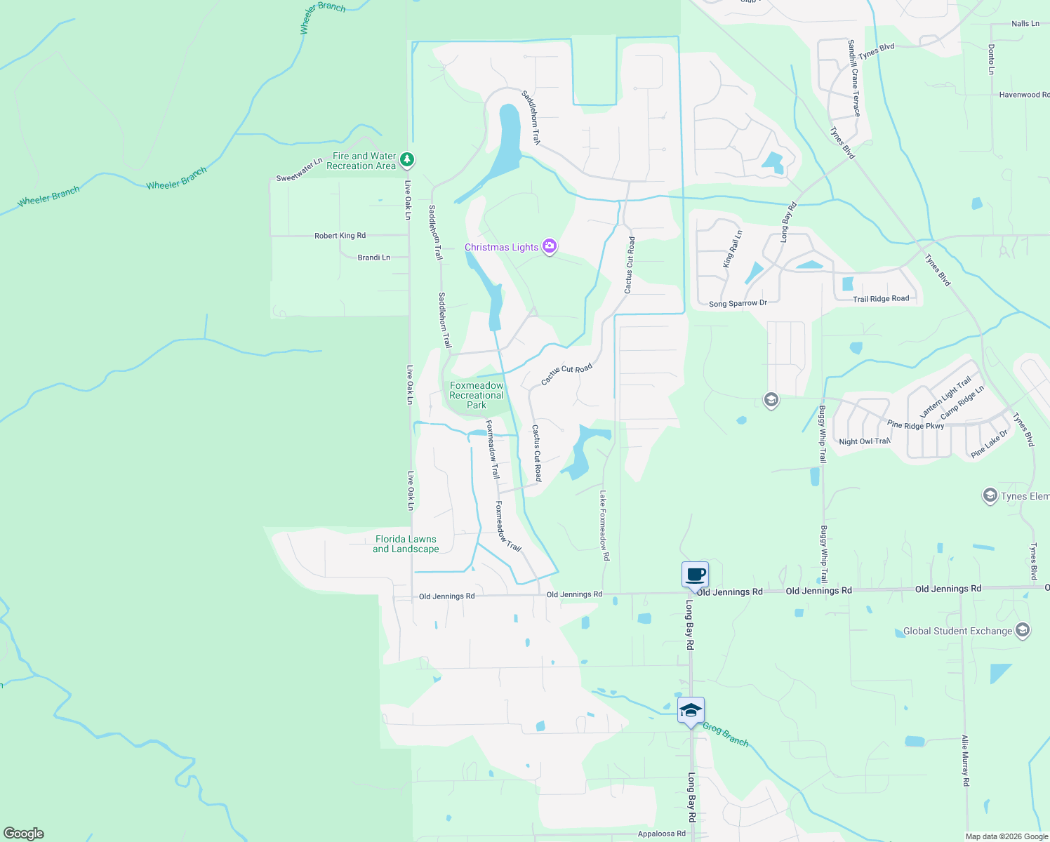 map of restaurants, bars, coffee shops, grocery stores, and more near 1176 Cactus Cut Road in Middleburg