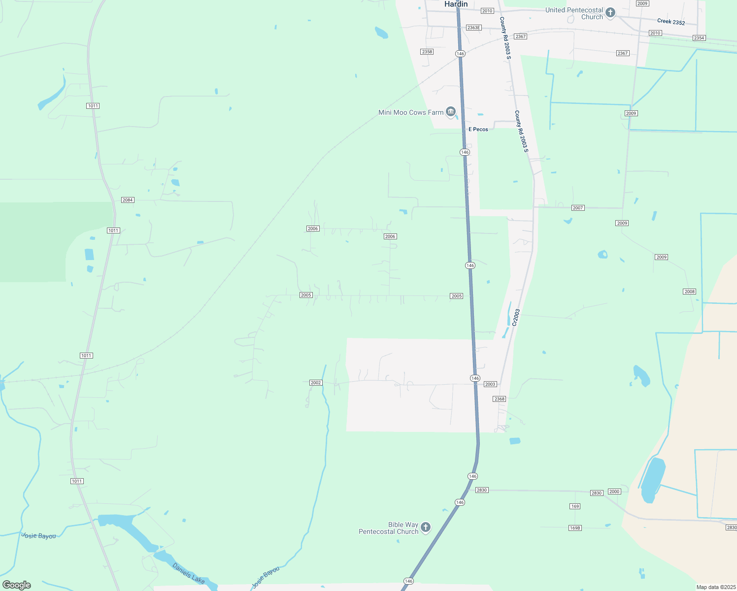 map of restaurants, bars, coffee shops, grocery stores, and more near 494 John Daniel Road in Liberty