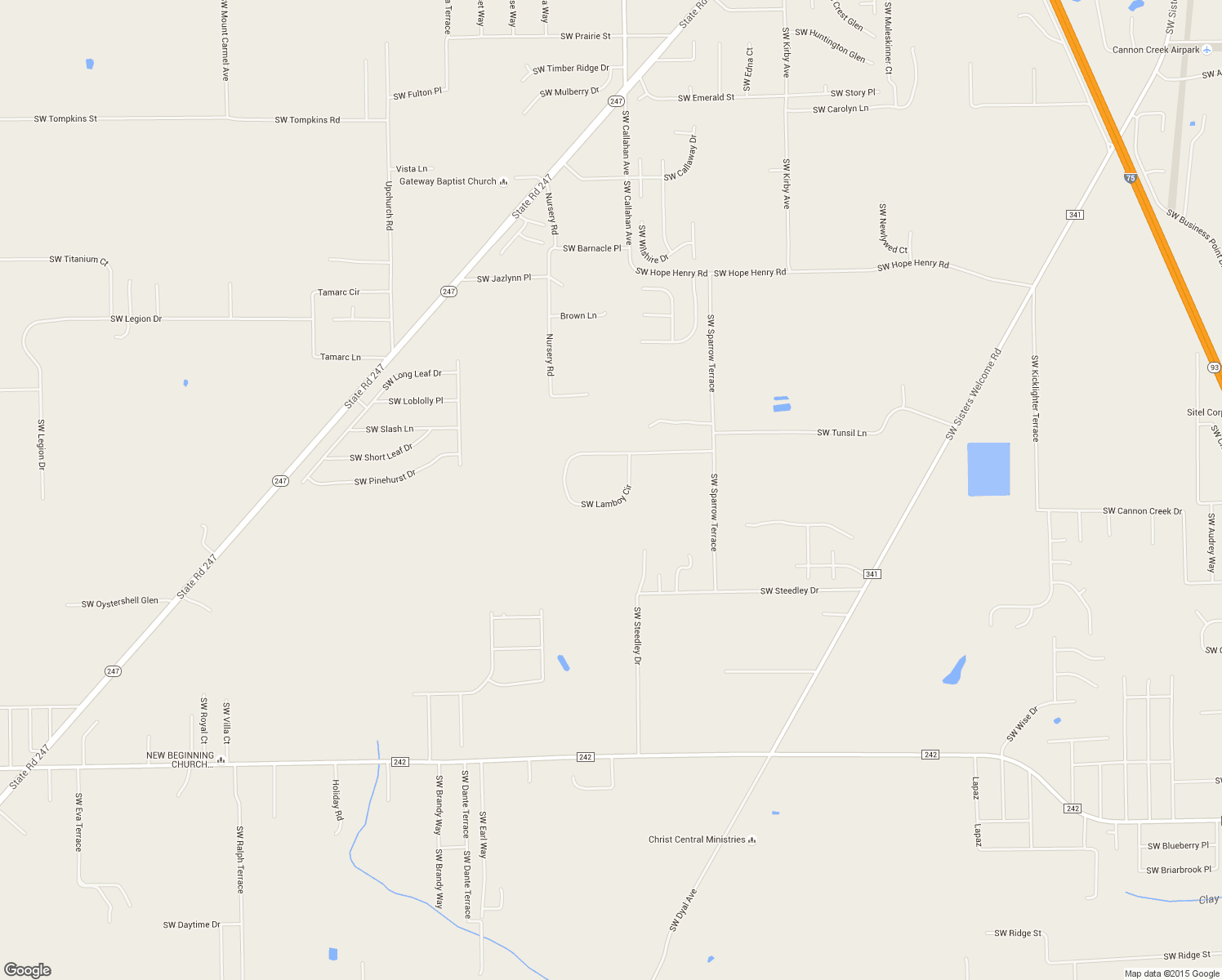 map of restaurants, bars, coffee shops, grocery stores, and more near 914 Southwest Lamboy Circle in Lake City