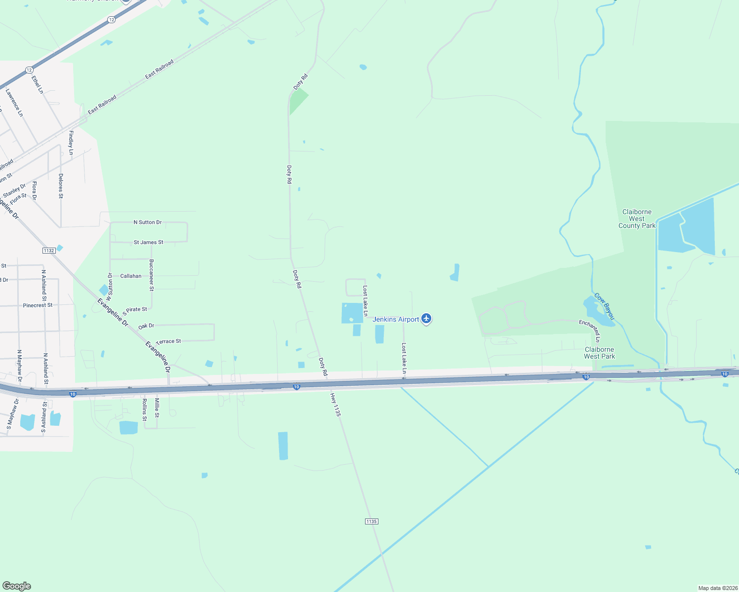 map of restaurants, bars, coffee shops, grocery stores, and more near 650 Lost Lake Lane in Vidor