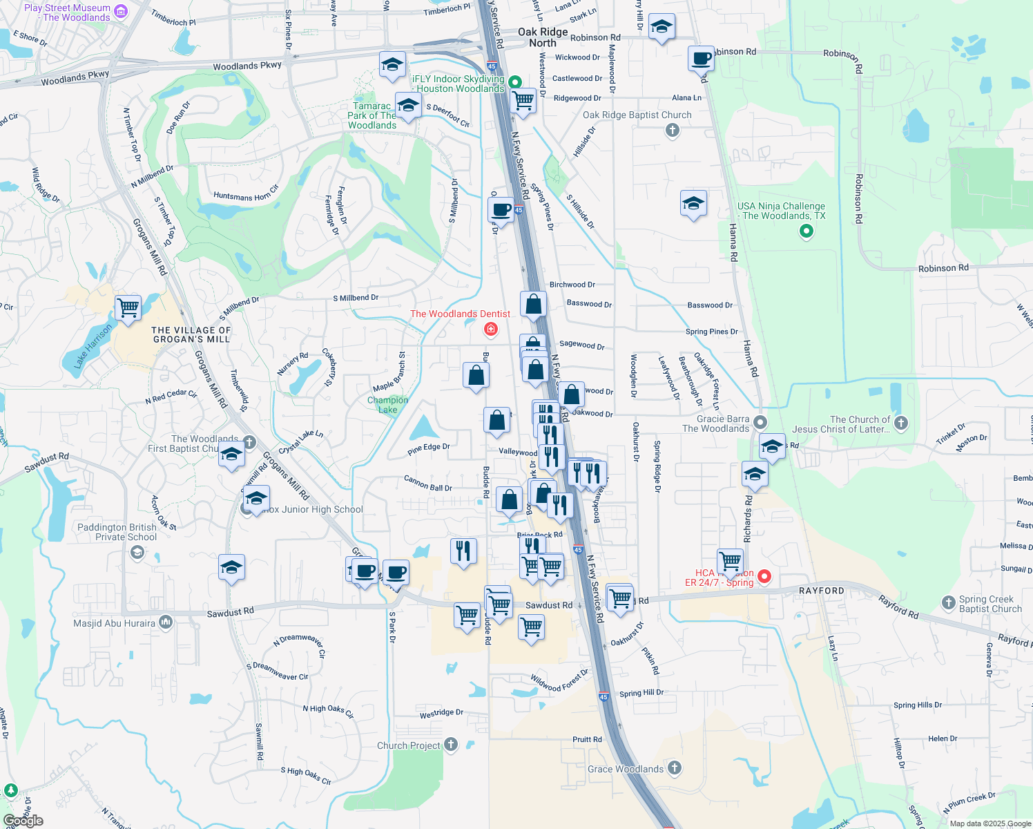 489 Rye Street, The Woodlands TX Walk Score