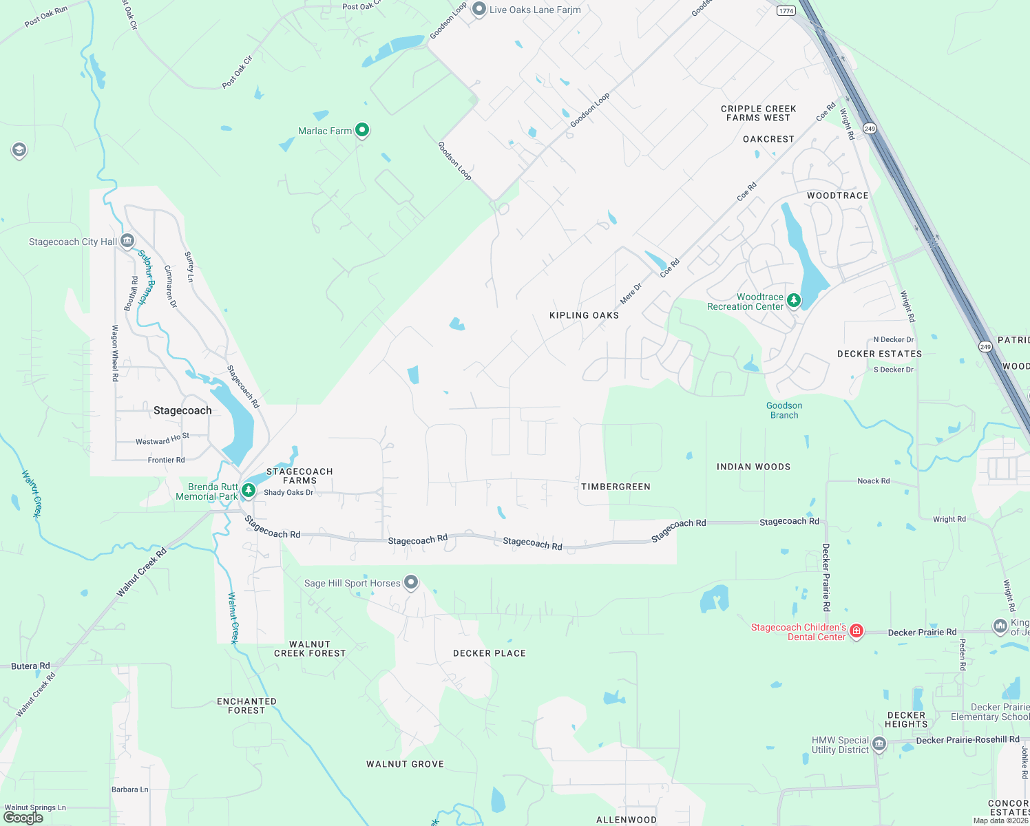 map of restaurants, bars, coffee shops, grocery stores, and more near 1915 Coe Road in Pinehurst