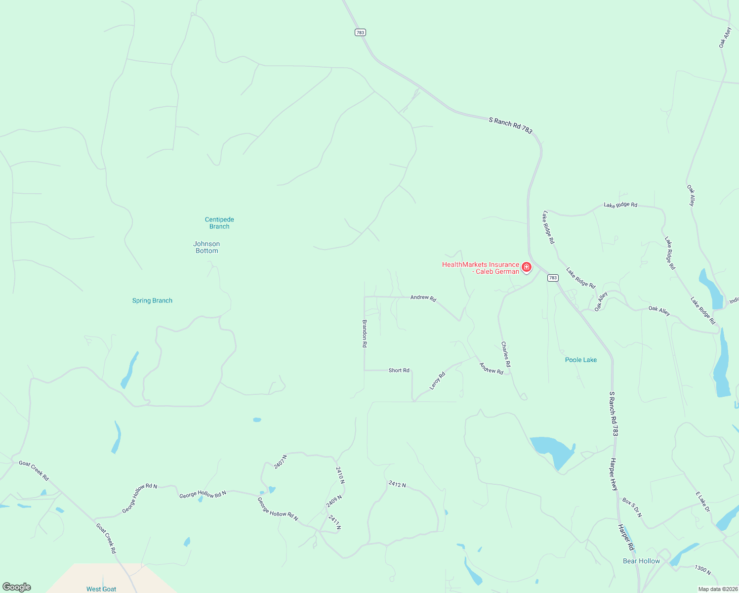 map of restaurants, bars, coffee shops, grocery stores, and more near 35 Andrew Road in Kerrville