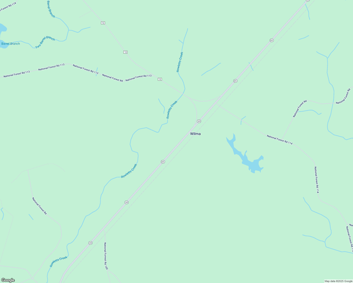 map of restaurants, bars, coffee shops, grocery stores, and more near 36899 Highway 65 in Bristol