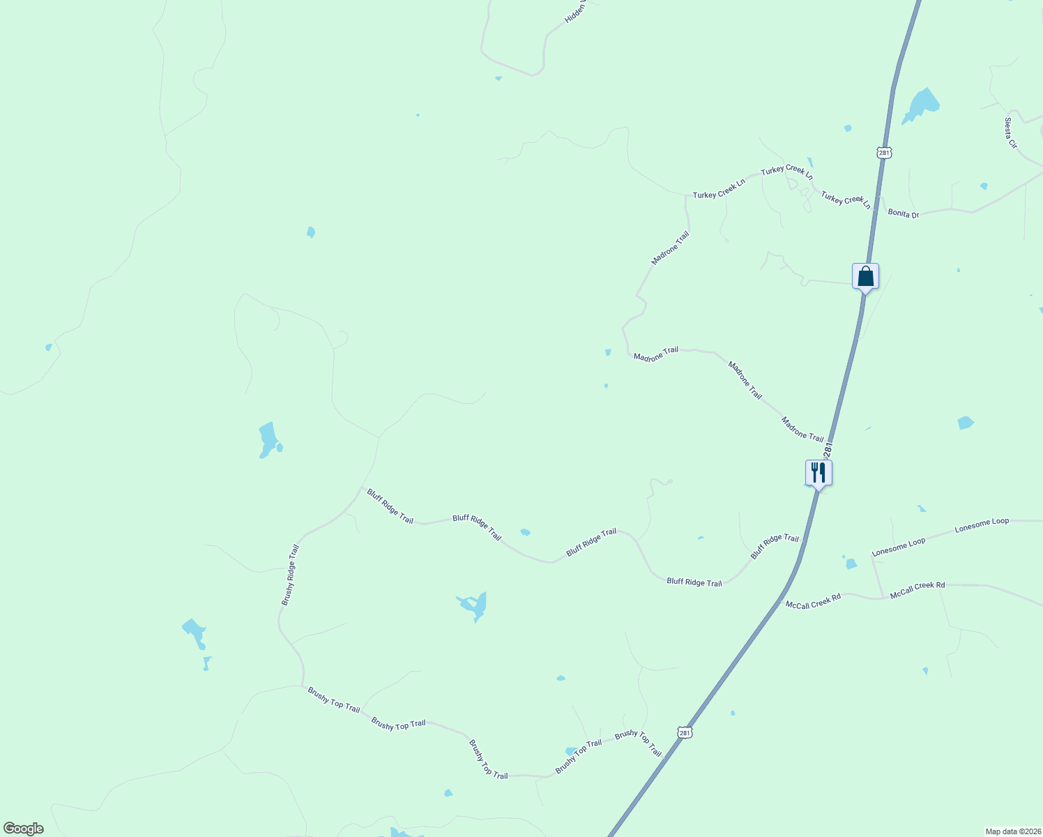 map of restaurants, bars, coffee shops, grocery stores, and more near in Blanco