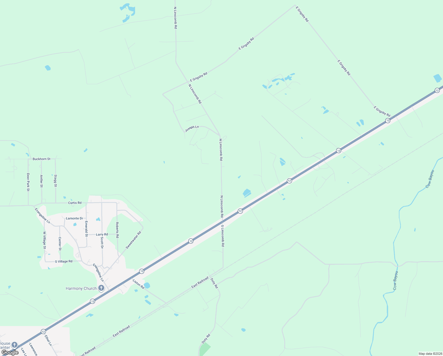 map of restaurants, bars, coffee shops, grocery stores, and more near 277 N Linscomb Rd in Vidor