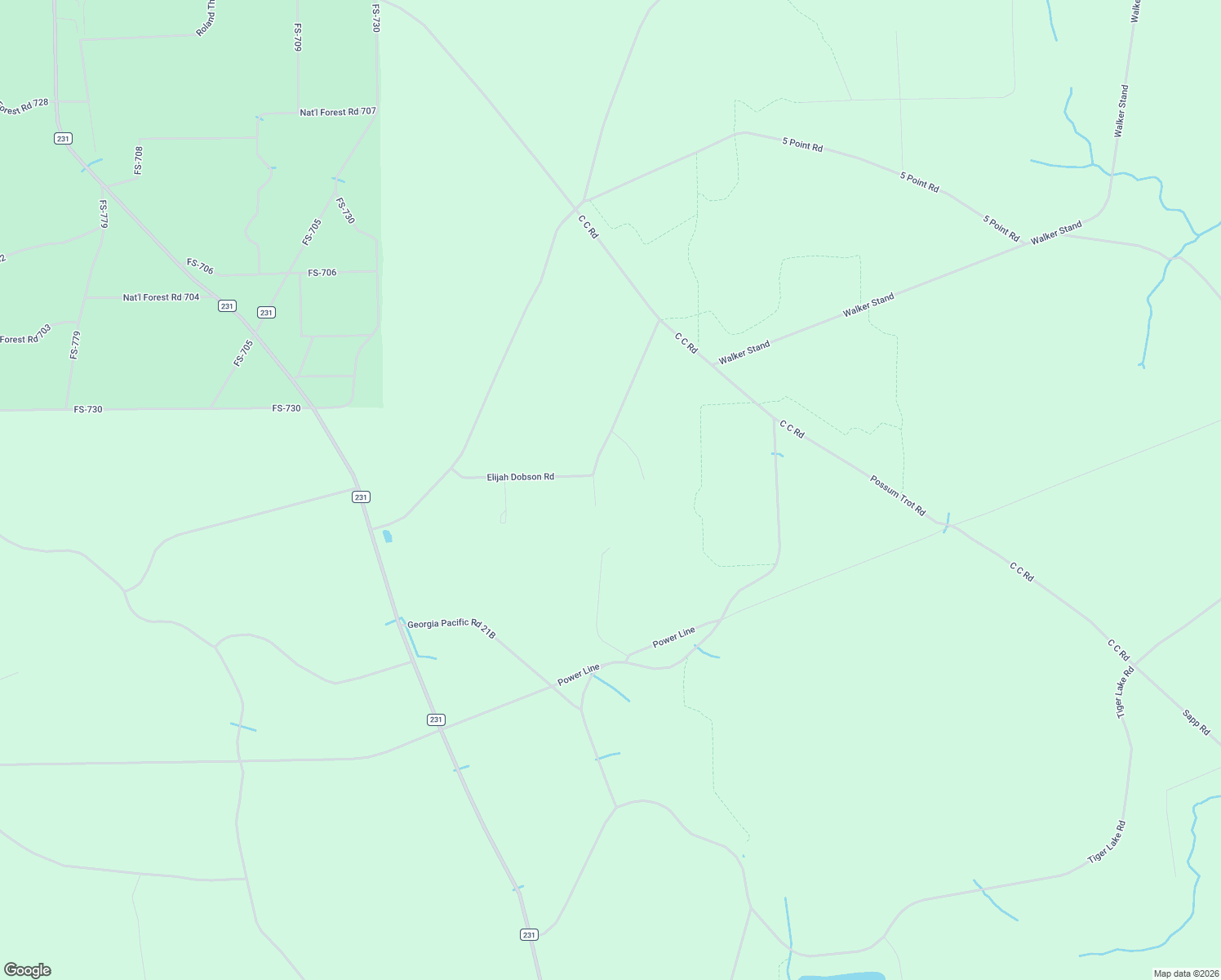 map of restaurants, bars, coffee shops, grocery stores, and more near 21798 Elijah Dobson Road in Sanderson