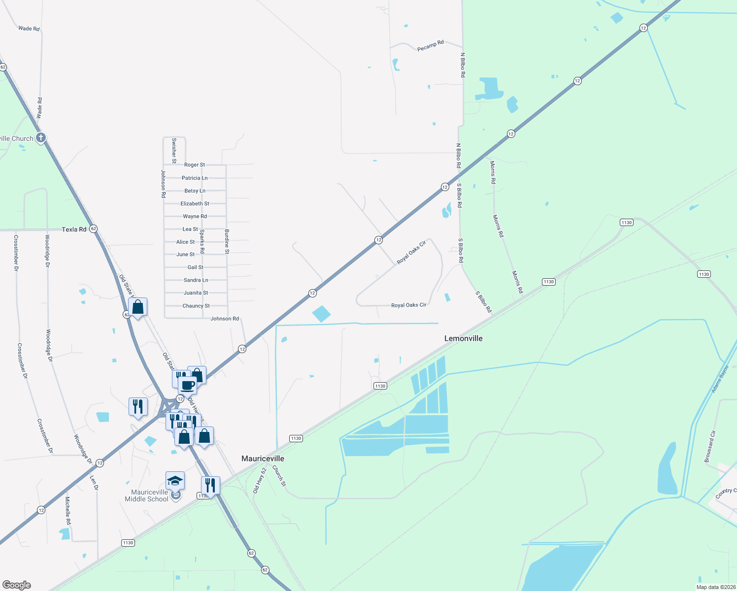 map of restaurants, bars, coffee shops, grocery stores, and more near 7125 Royal Oaks Circle in Orange