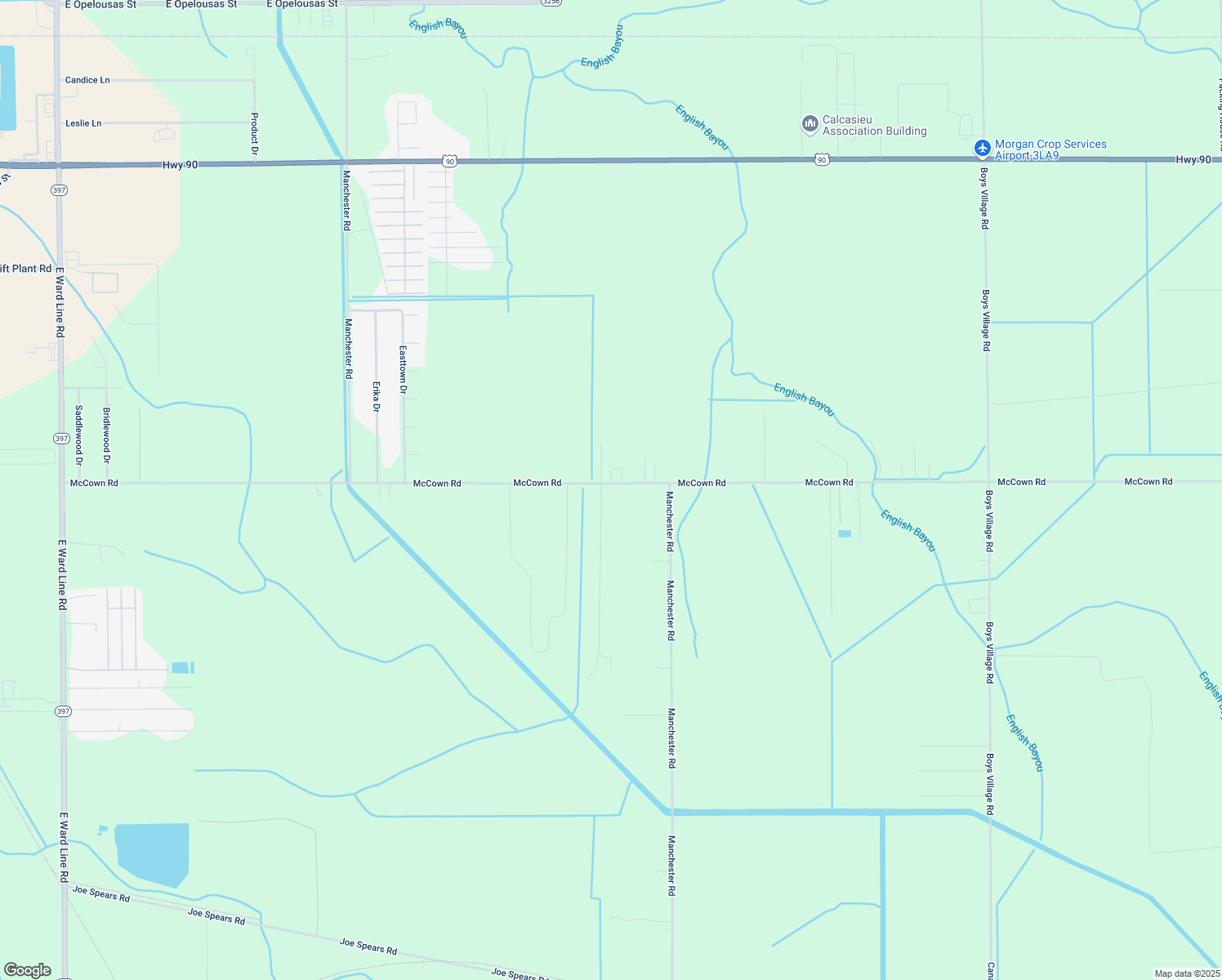 map of restaurants, bars, coffee shops, grocery stores, and more near 1512 P E Daigle Rd in Iowa