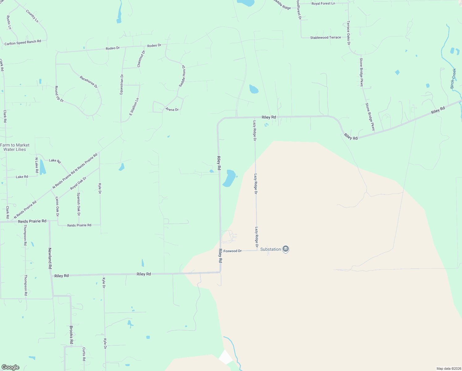 map of restaurants, bars, coffee shops, grocery stores, and more near 28335 Riley Road in Waller
