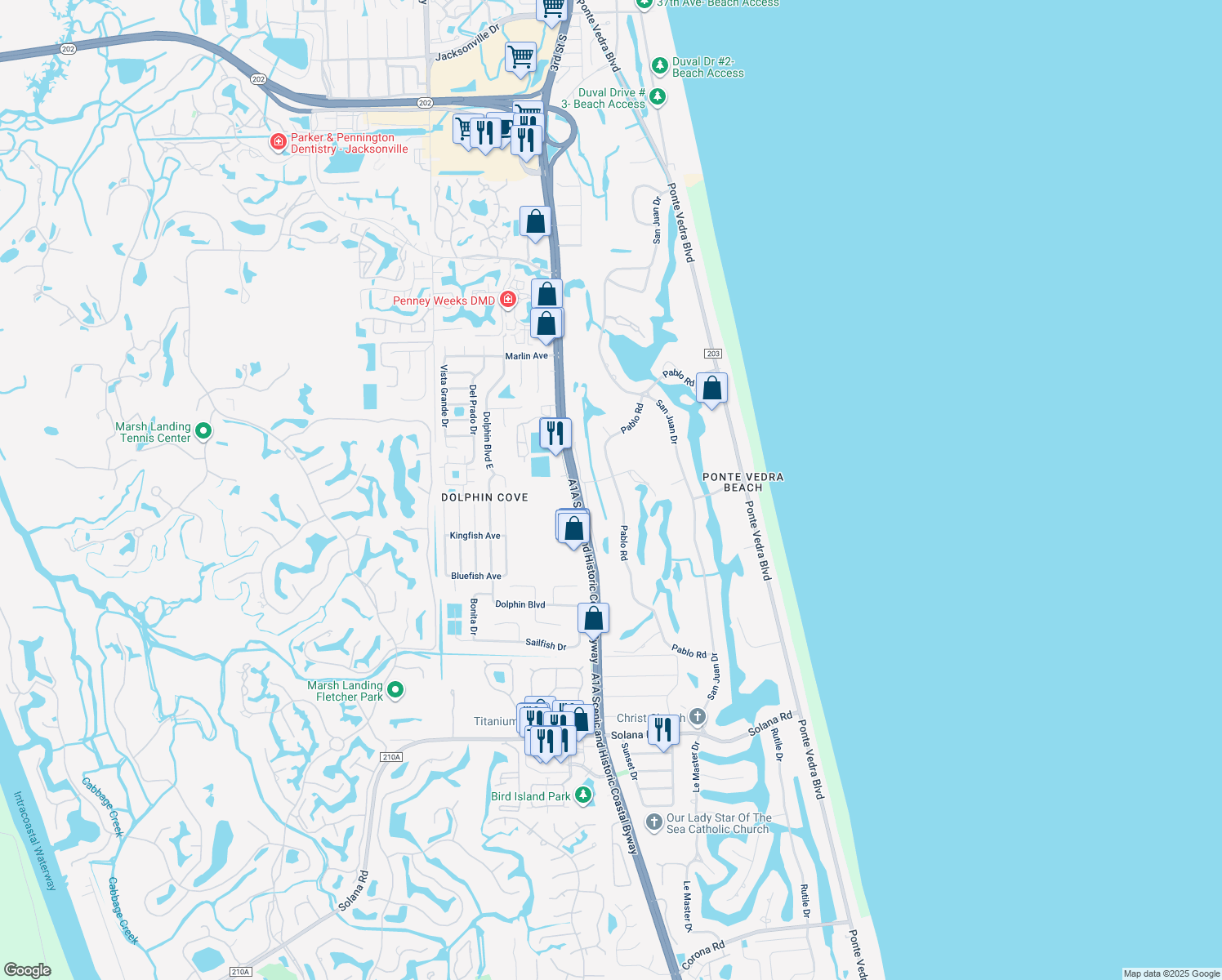 234 Pablo Road, Ponte Vedra Beach FL Walk Score