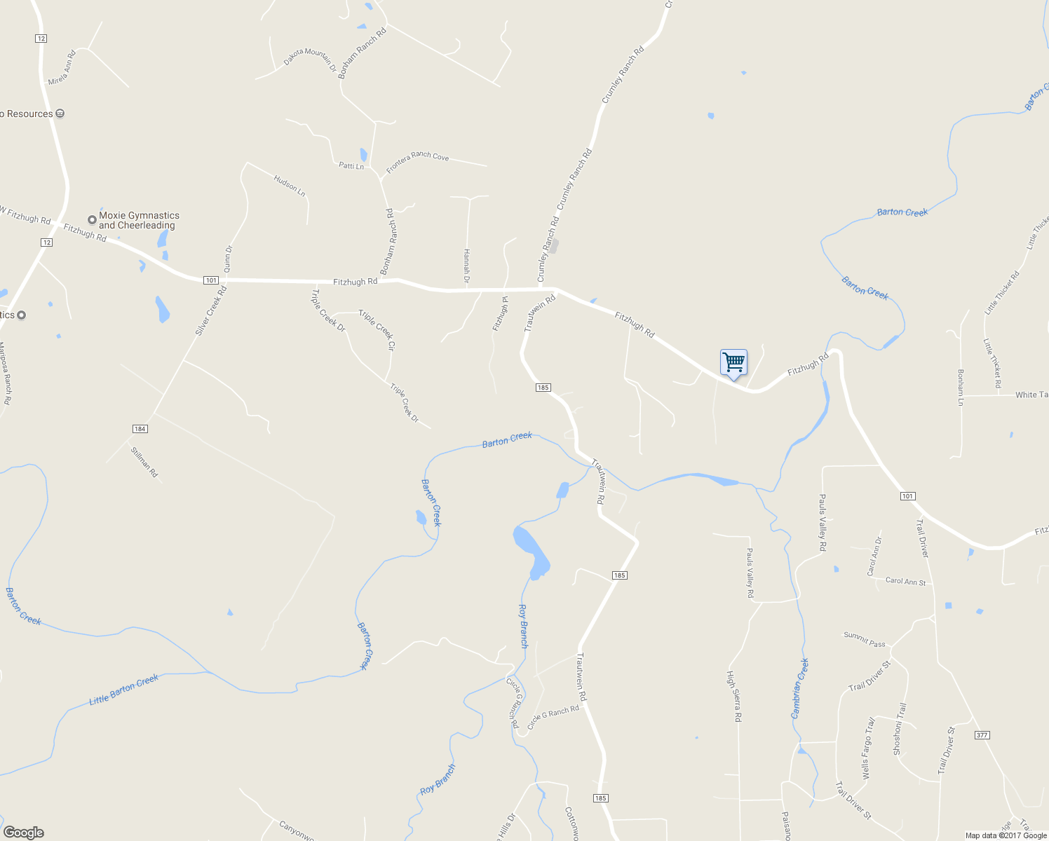 map of restaurants, bars, coffee shops, grocery stores, and more near 12241 Fitzhugh Place in Dripping Springs