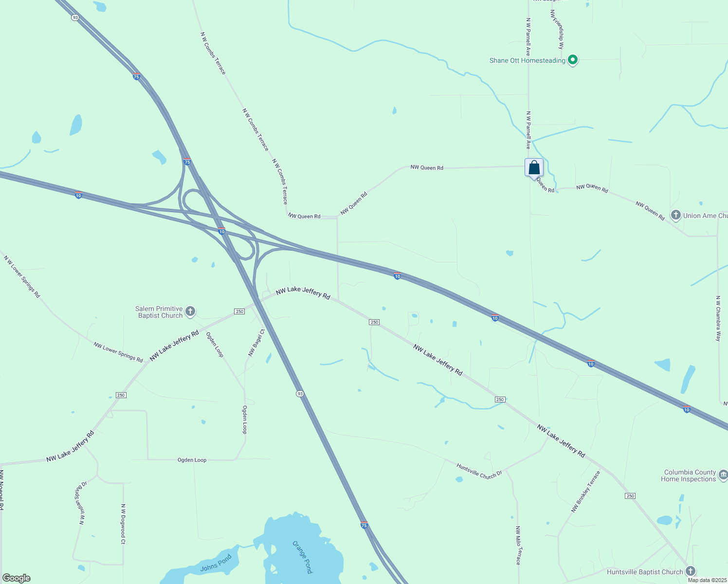 map of restaurants, bars, coffee shops, grocery stores, and more near 171 Northwest Leonia Way in Lake City