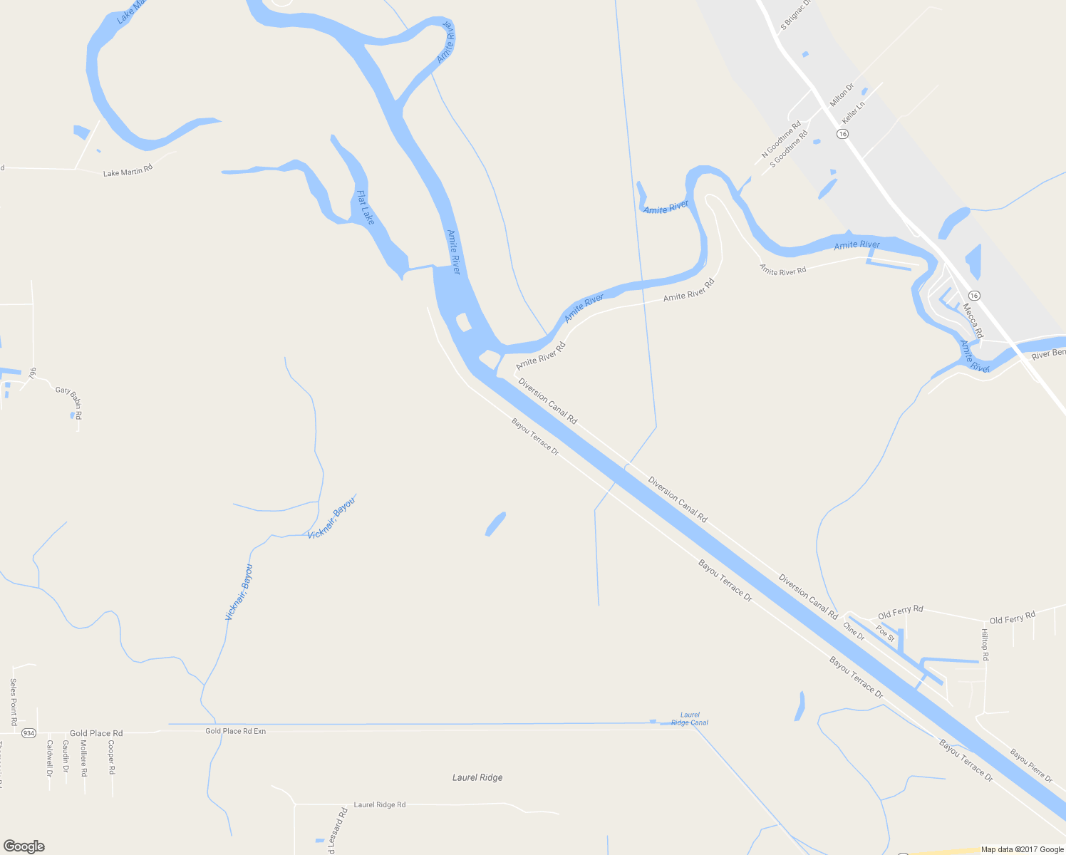 map of restaurants, bars, coffee shops, grocery stores, and more near 14132 Bayou Terrace Drive in Saint Amant