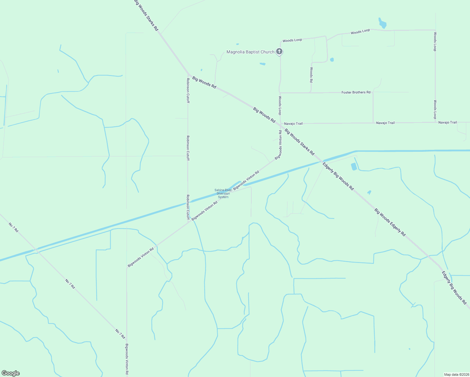 map of restaurants, bars, coffee shops, grocery stores, and more near 1611 Big Woods Vinton Rd in Vinton