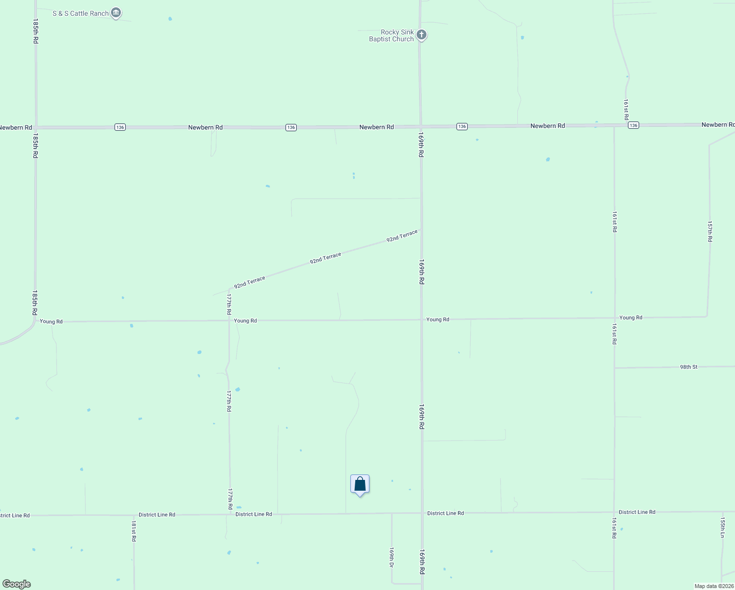 map of restaurants, bars, coffee shops, grocery stores, and more near 17123 96th Street in Live Oak