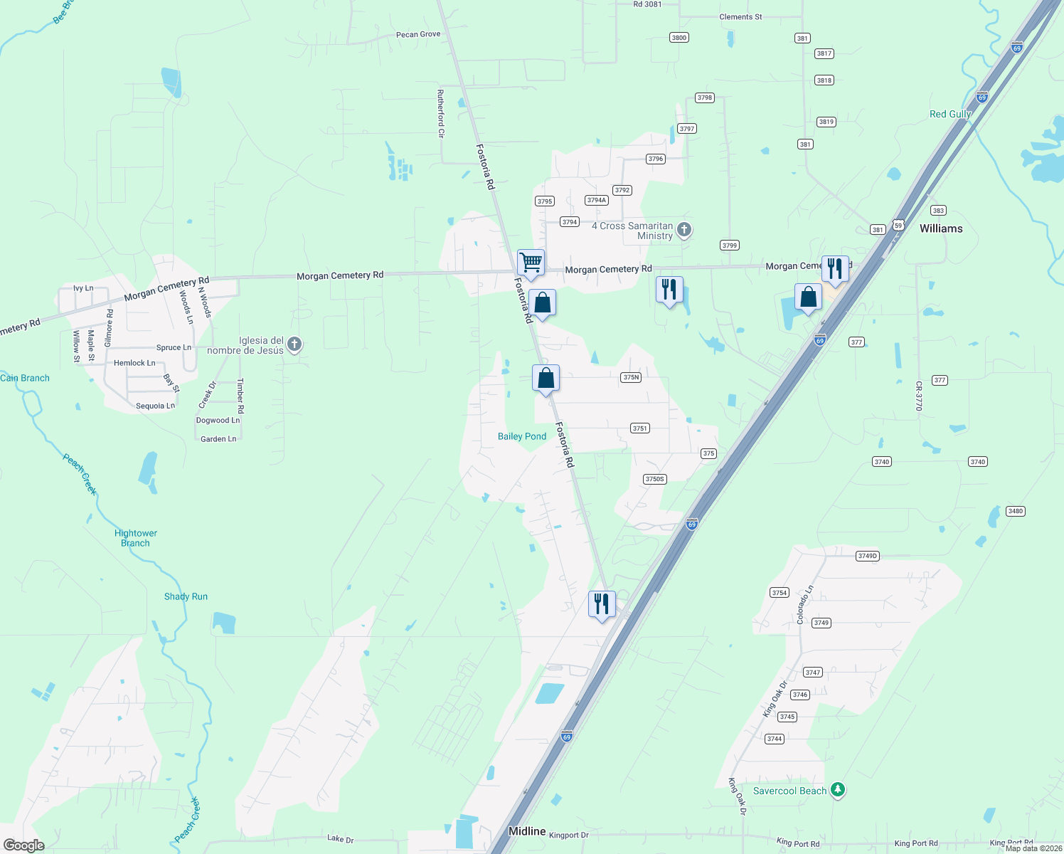 map of restaurants, bars, coffee shops, grocery stores, and more near 11304 Fostoria Road in Cleveland