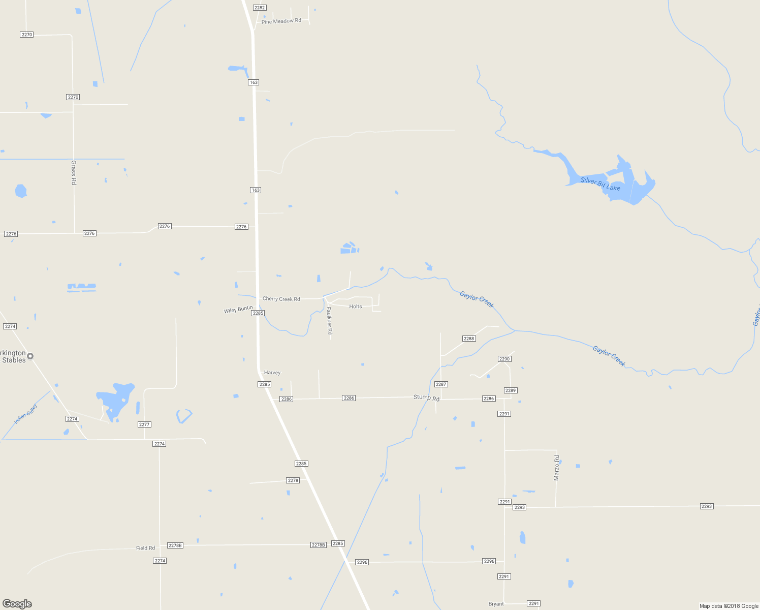 map of restaurants, bars, coffee shops, grocery stores, and more near 261 County Road 2284 1 in Cleveland