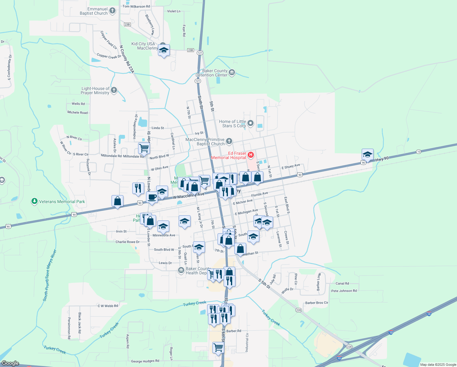 41 5th Street, Macclenny FL Walk Score