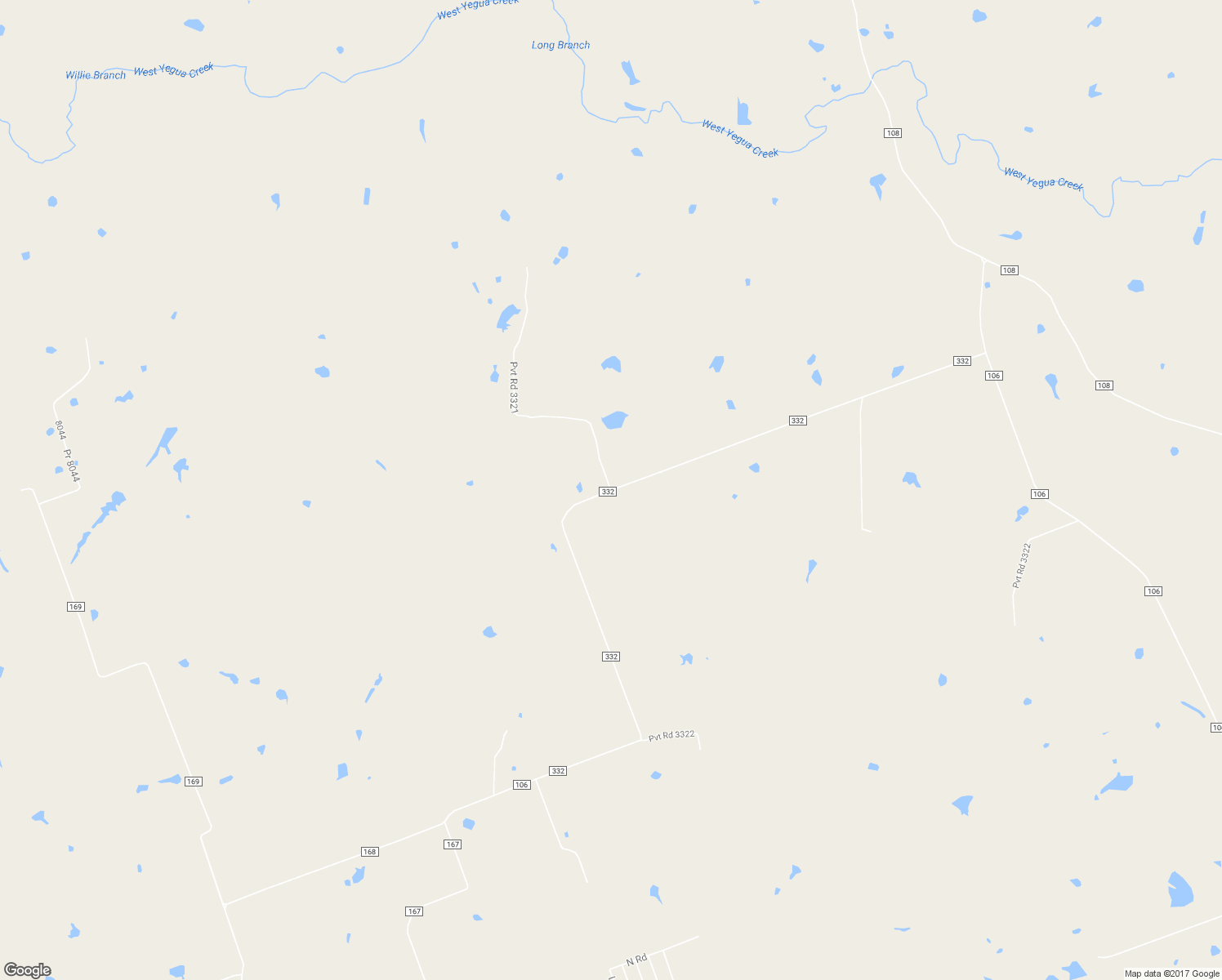 map of restaurants, bars, coffee shops, grocery stores, and more near County Road 332 in Paige