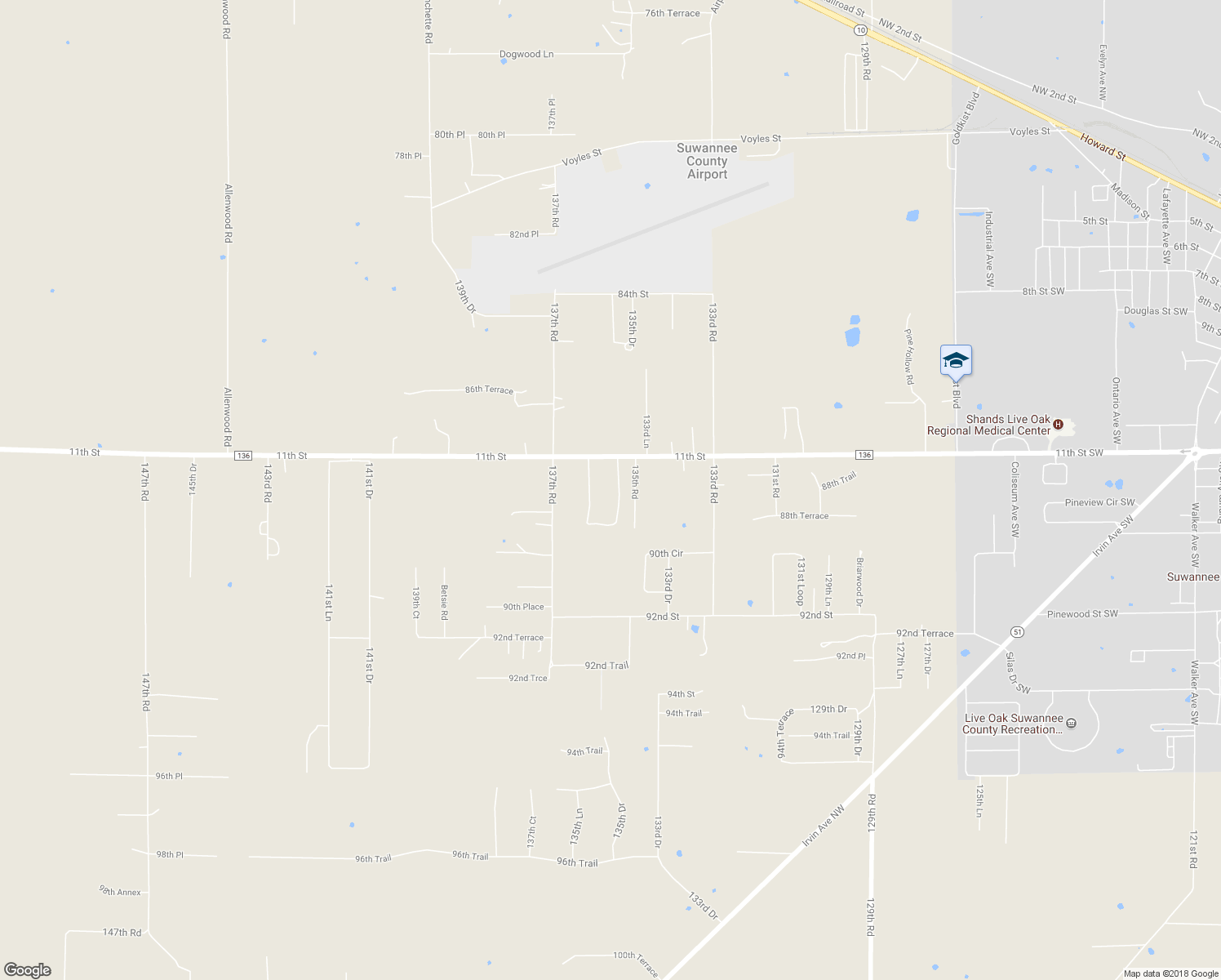 map of restaurants, bars, coffee shops, grocery stores, and more near 8817 Emerald Forest in Live Oak