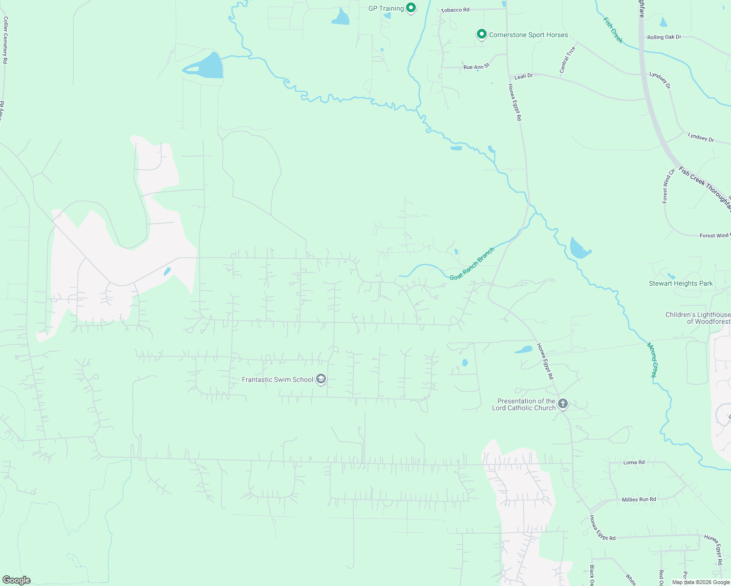 map of restaurants, bars, coffee shops, grocery stores, and more near 11492 Majestic Drive in Montgomery