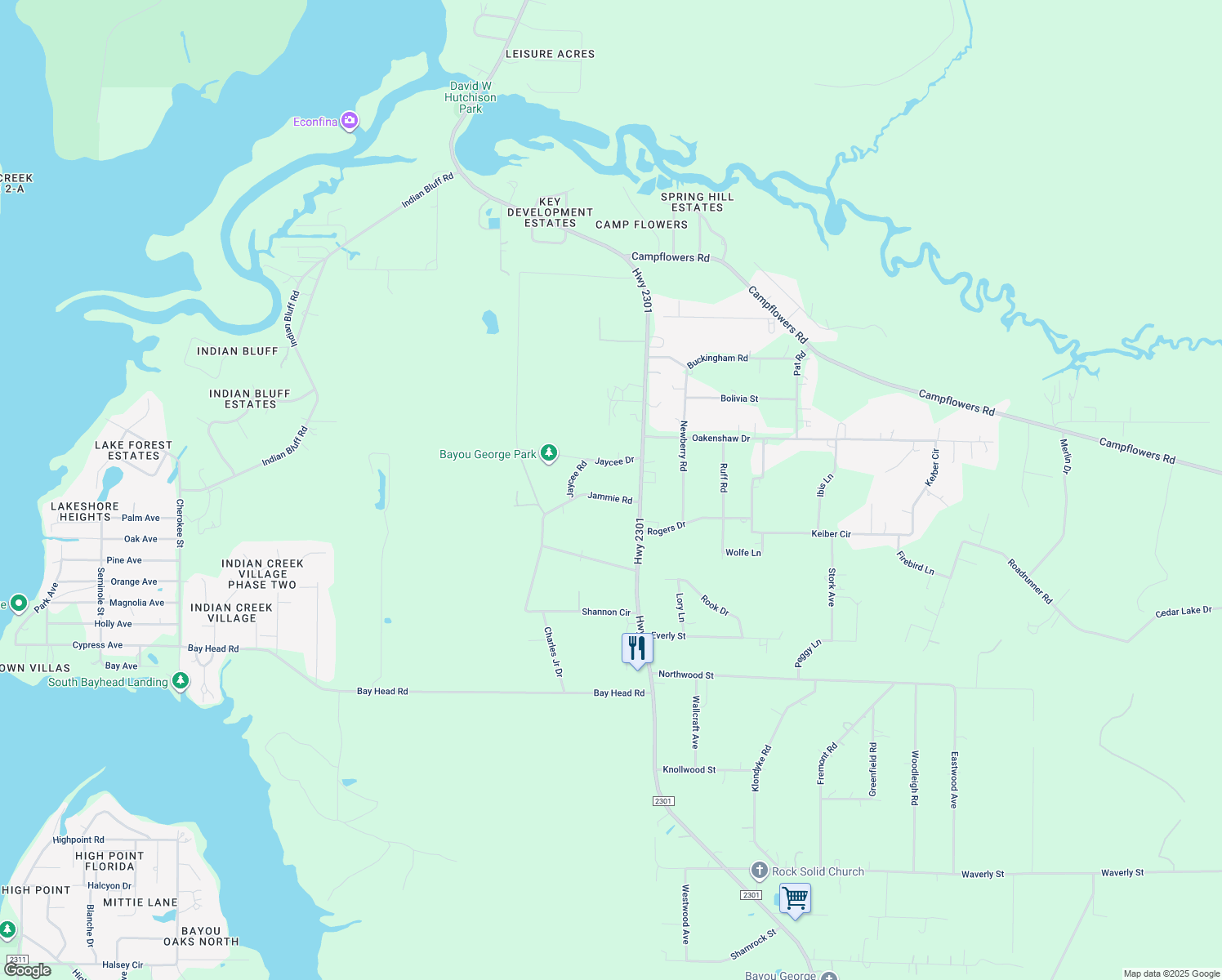 map of restaurants, bars, coffee shops, grocery stores, and more near 6127 Jammie Road in Youngstown